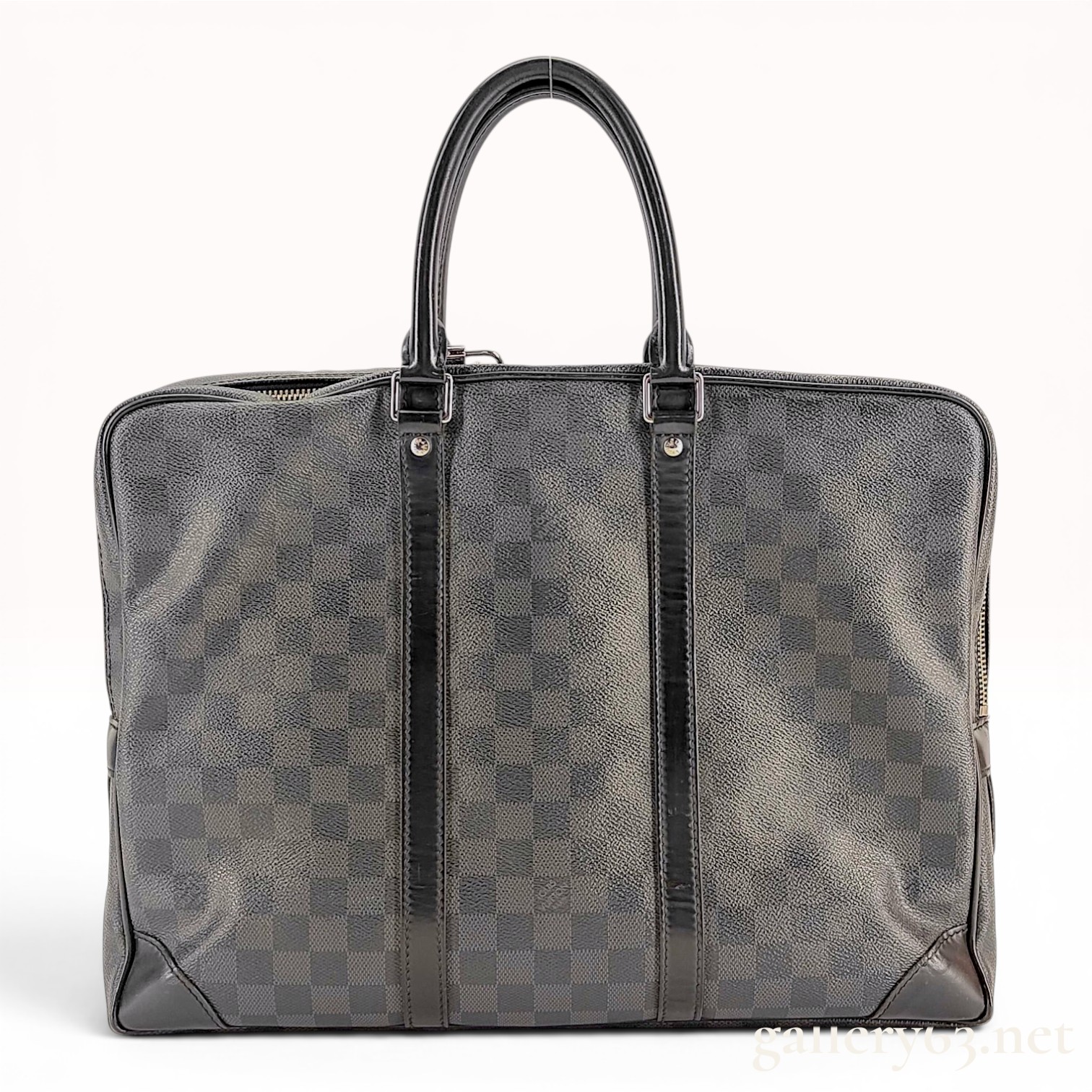 Louis Vuitton Damier Graphite Porte-Documents Voyage Briefcase with Padlock & Key