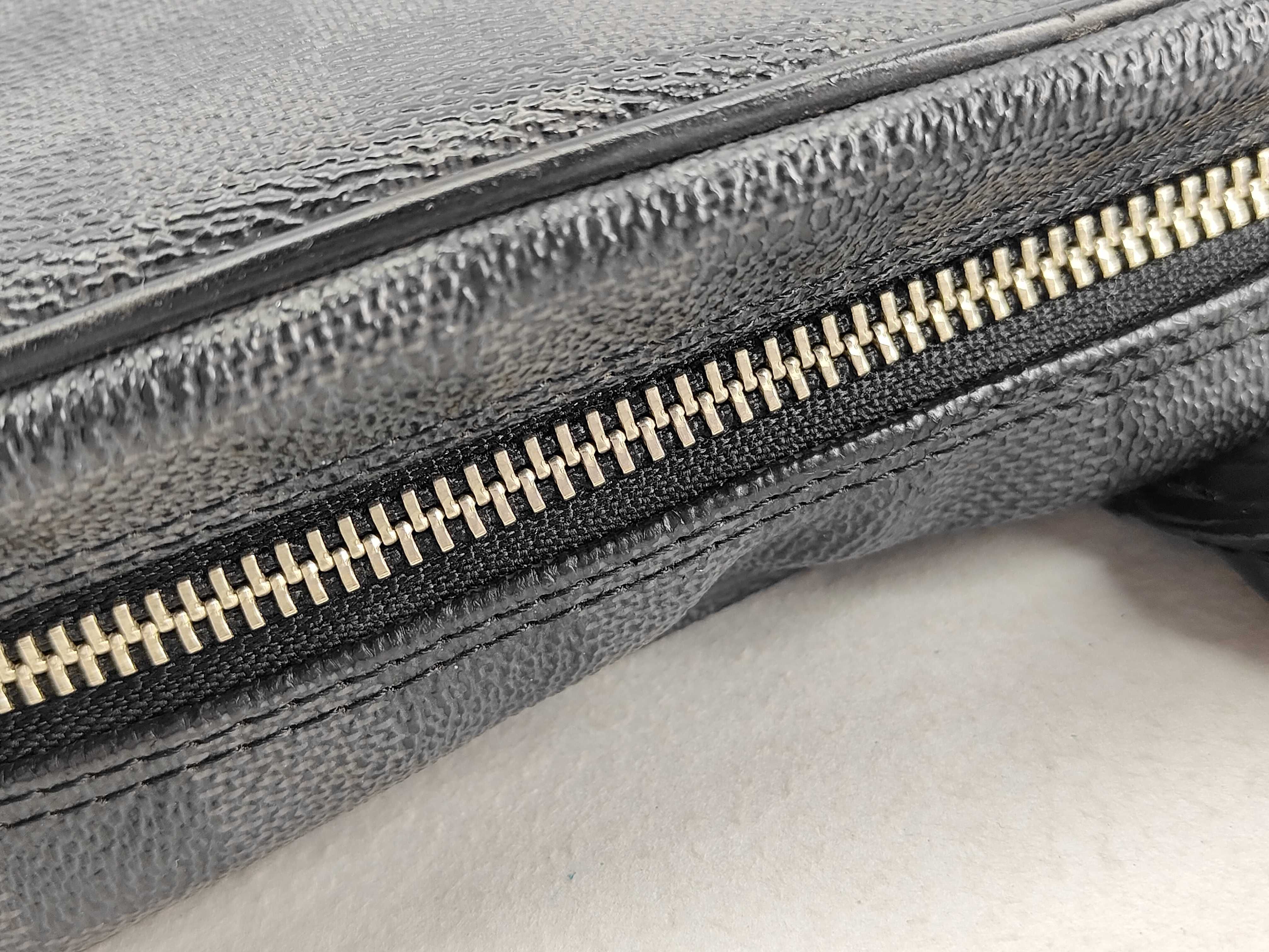 Louis Vuitton Damier Graphite Porte-Documents Voyage Briefcase with Padlock & Key