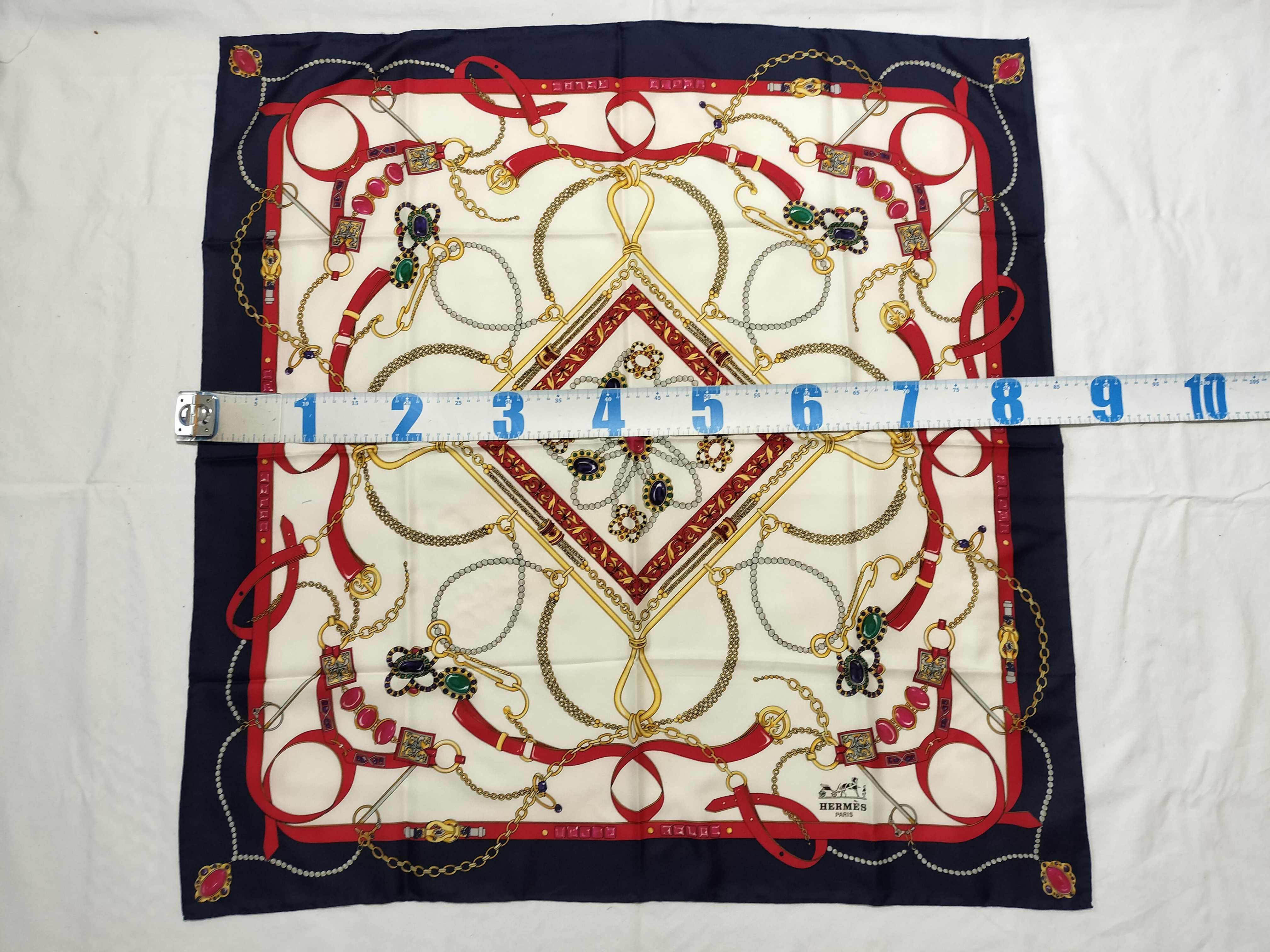 Hermes Bijoux de l'Esterel Silk Twill Scarf