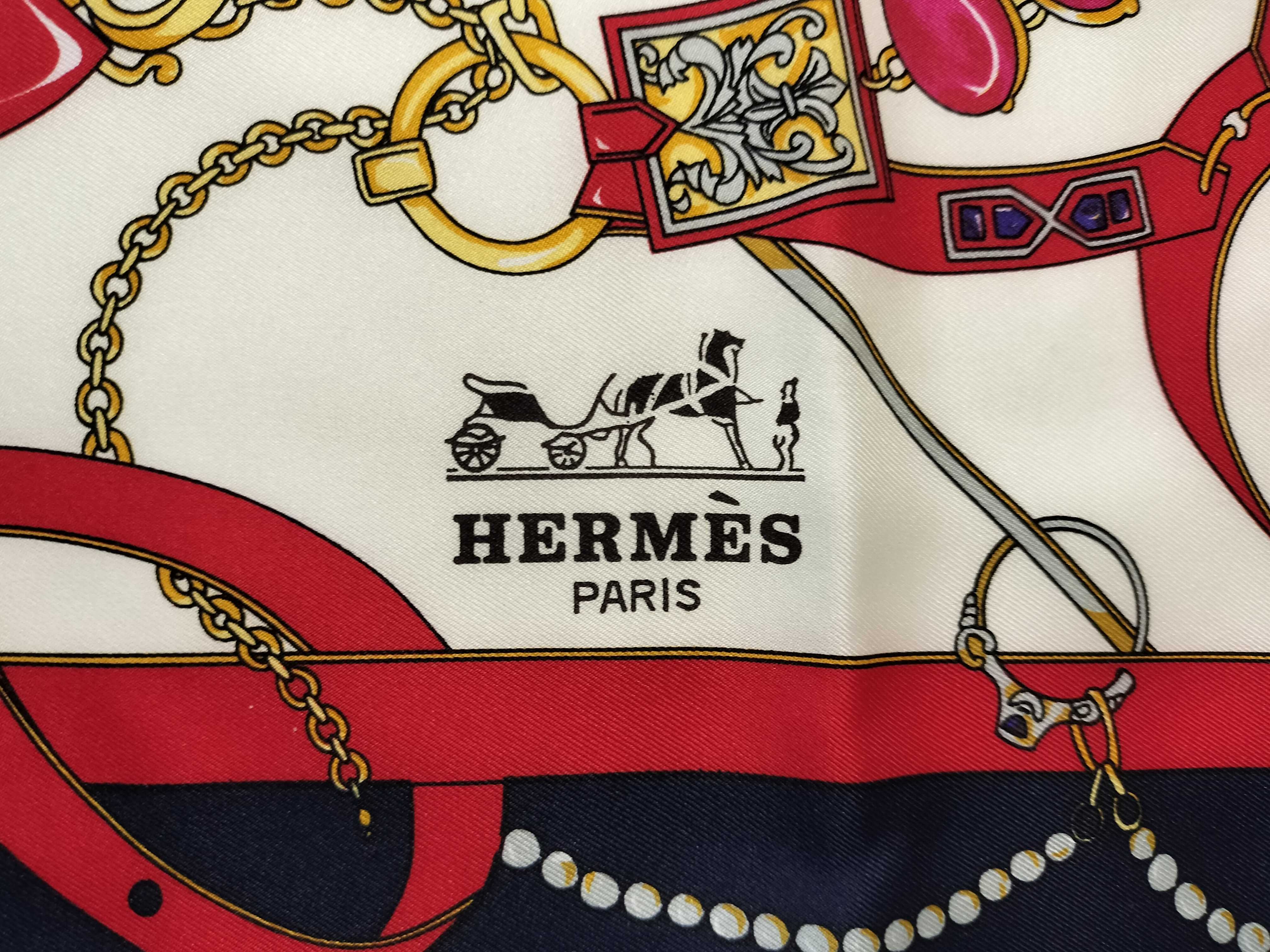 Hermes Bijoux de l'Esterel Silk Twill Scarf