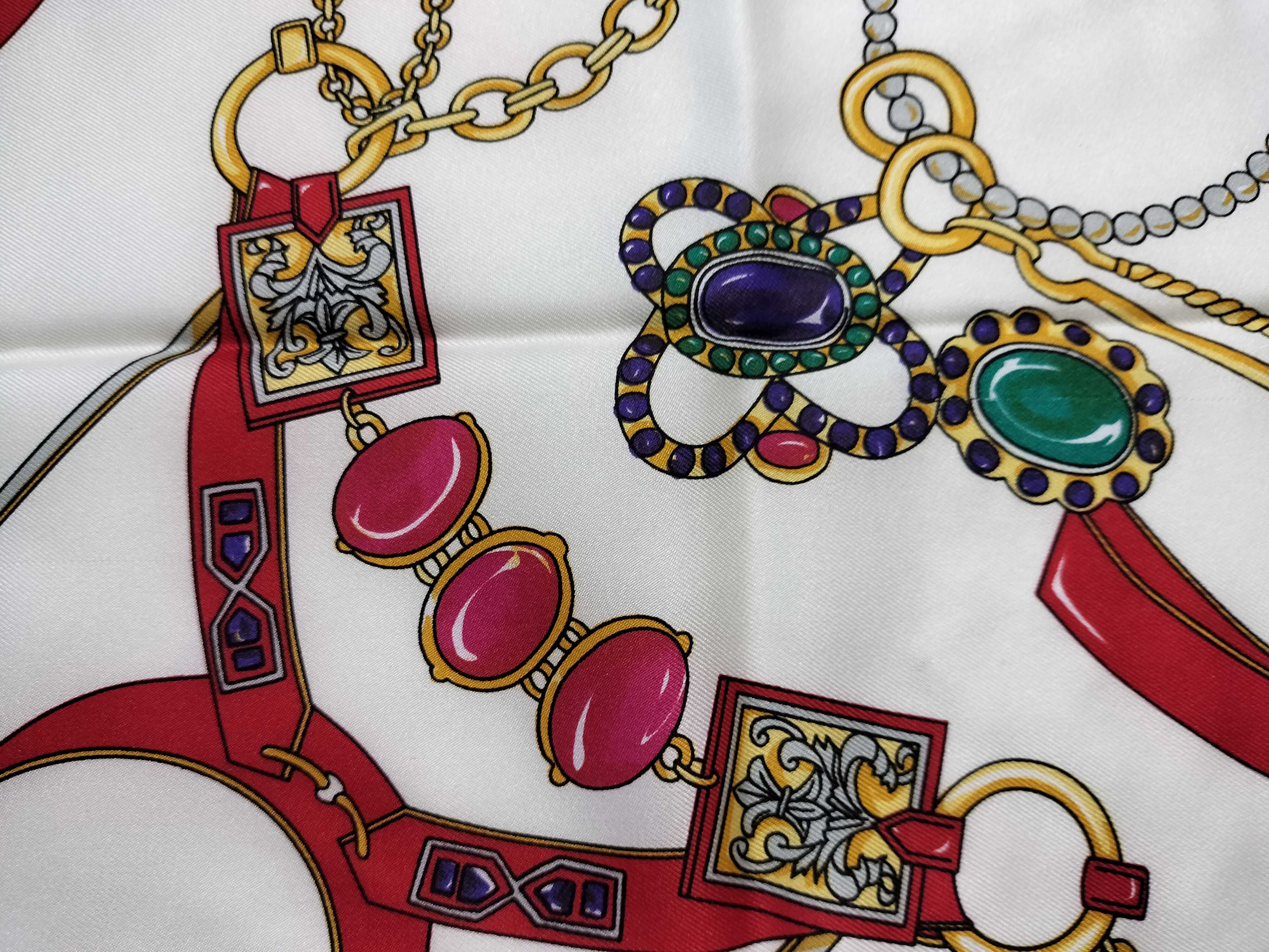 Hermes Bijoux de l'Esterel Silk Twill Scarf