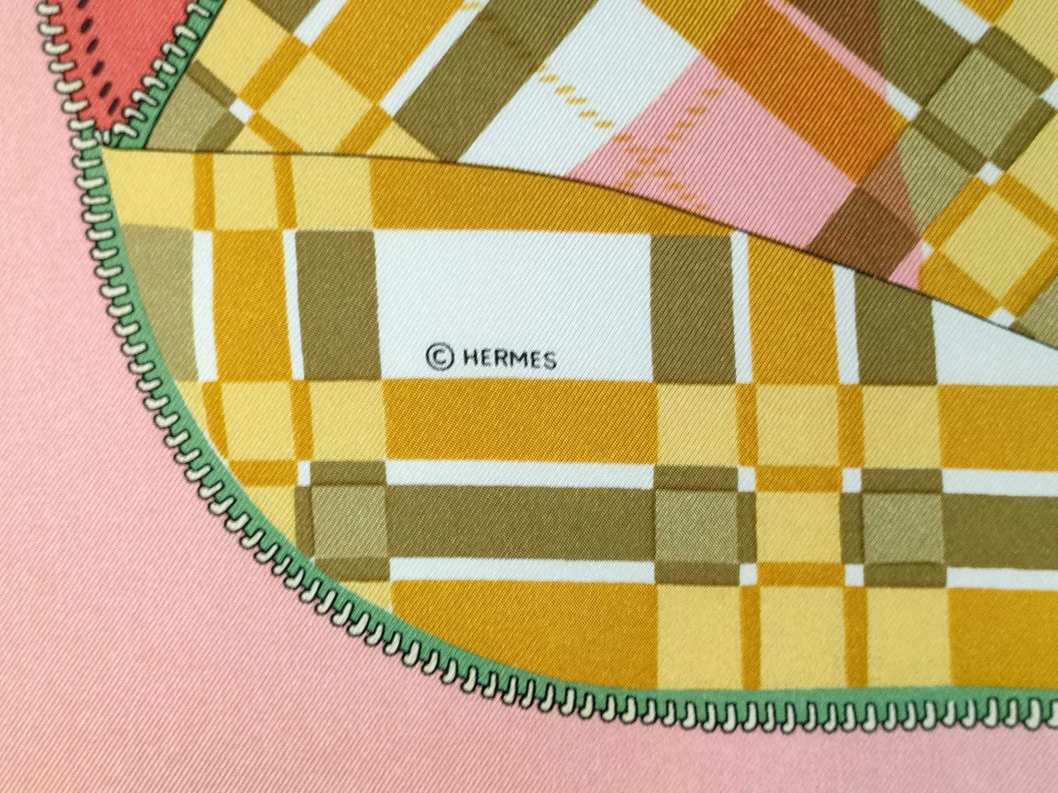Hermes Silk Carre Scarf L'Elegance et le Confort en Automobile by Caty Latham