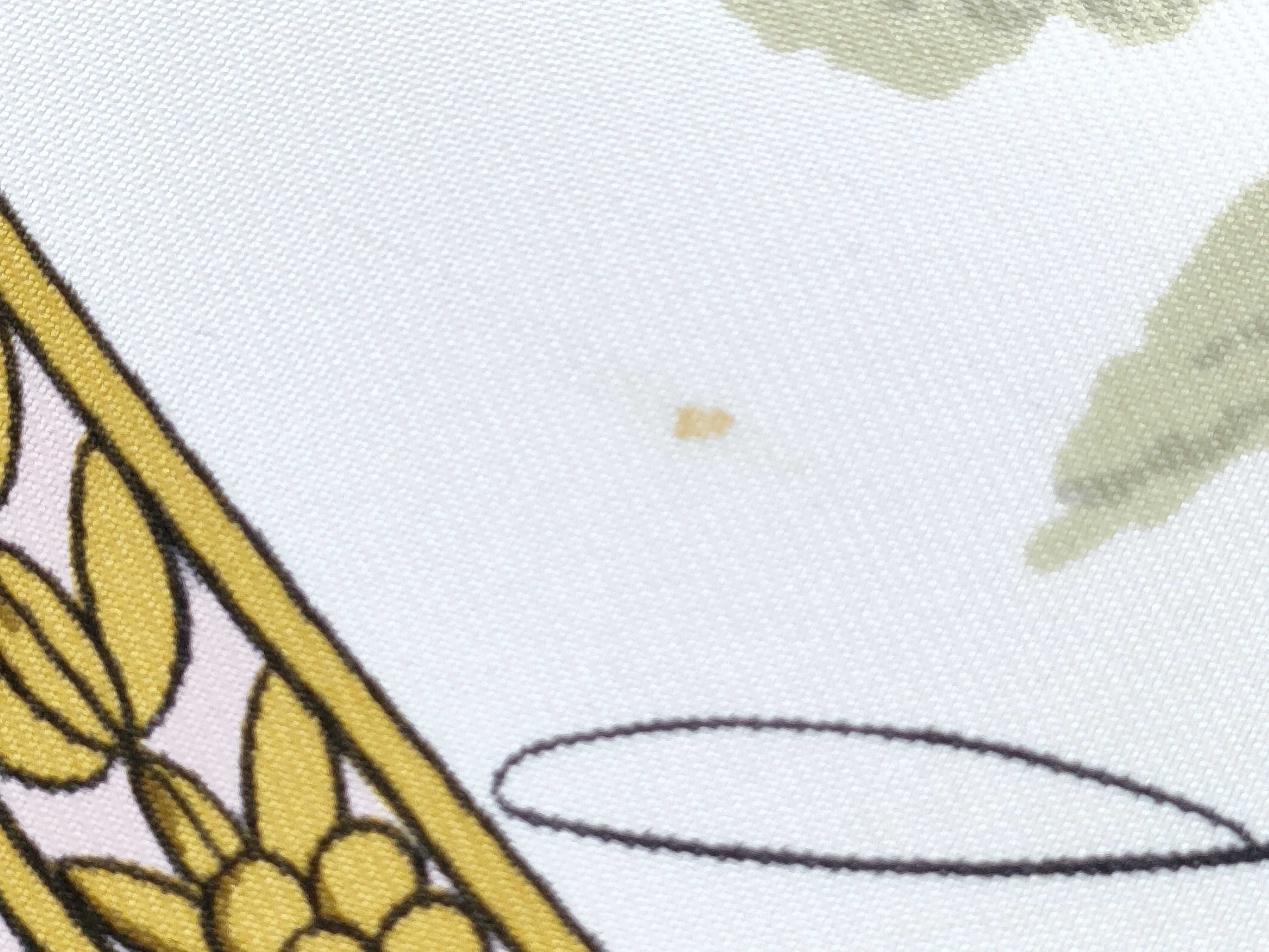 Hermes La Promenade de Longchamps Silk Scarf in Pink and White
