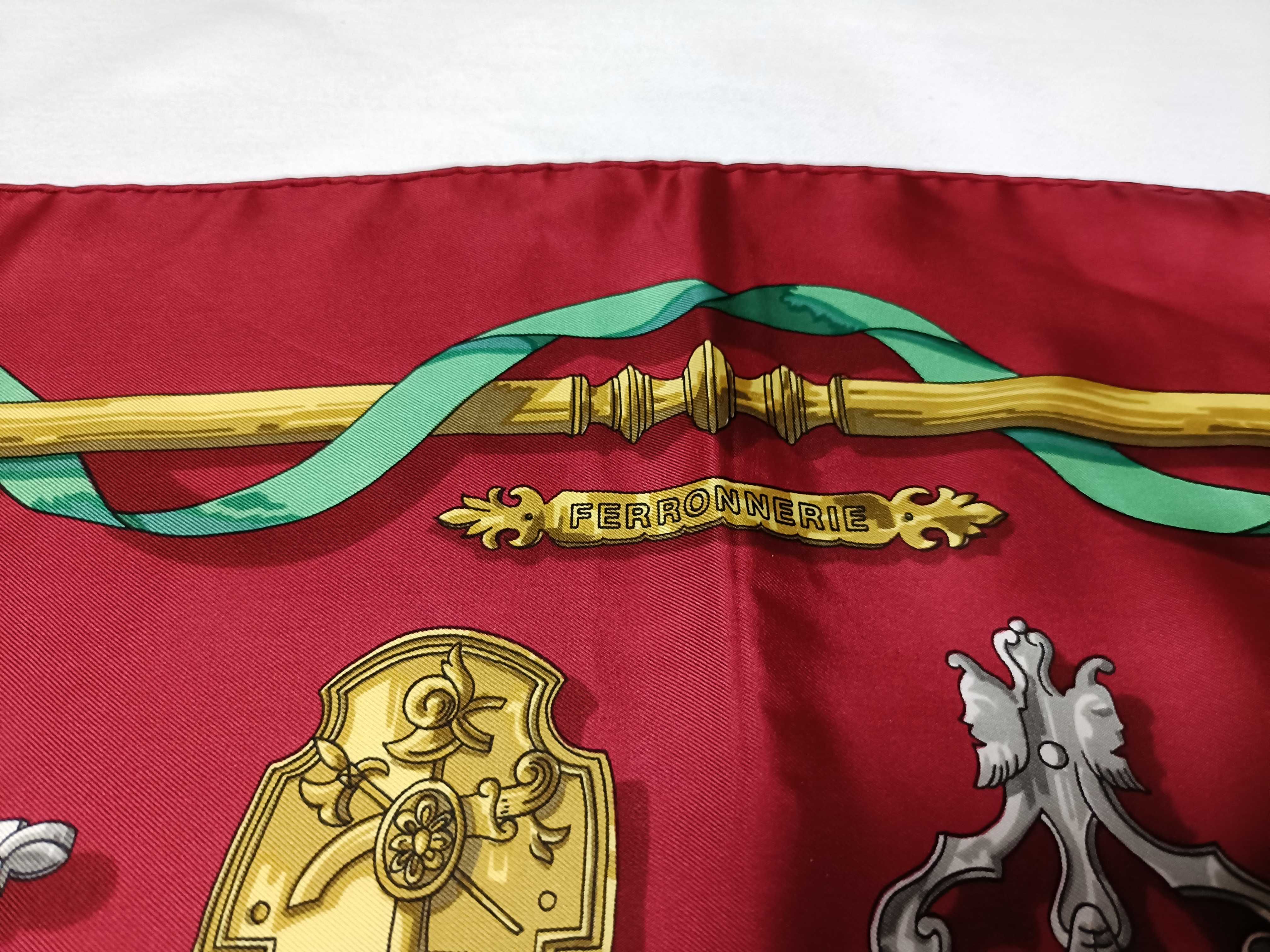 Hermes Ferronnerie Silk Scarf by Cathy Latham