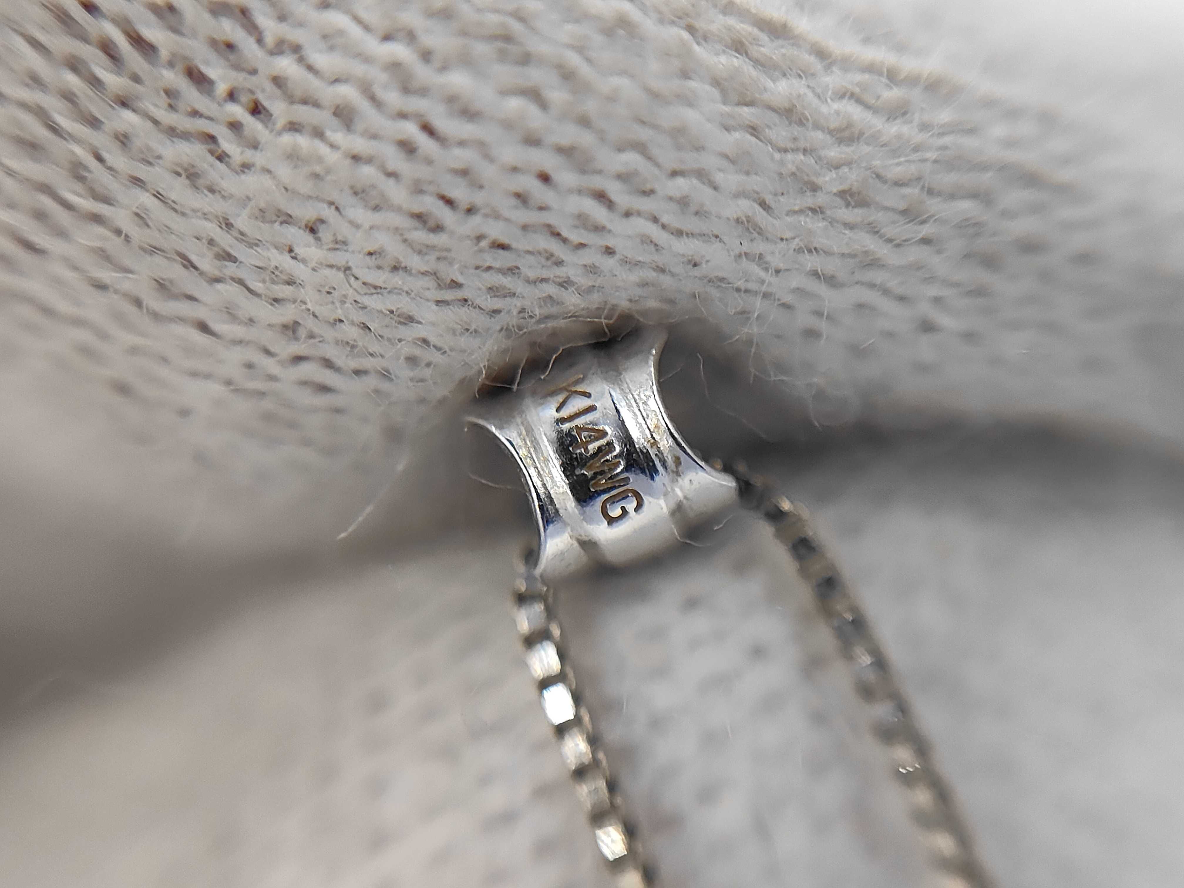 14 Karat White Gold and 8.1mm Cultured Pearl Pendant Necklace