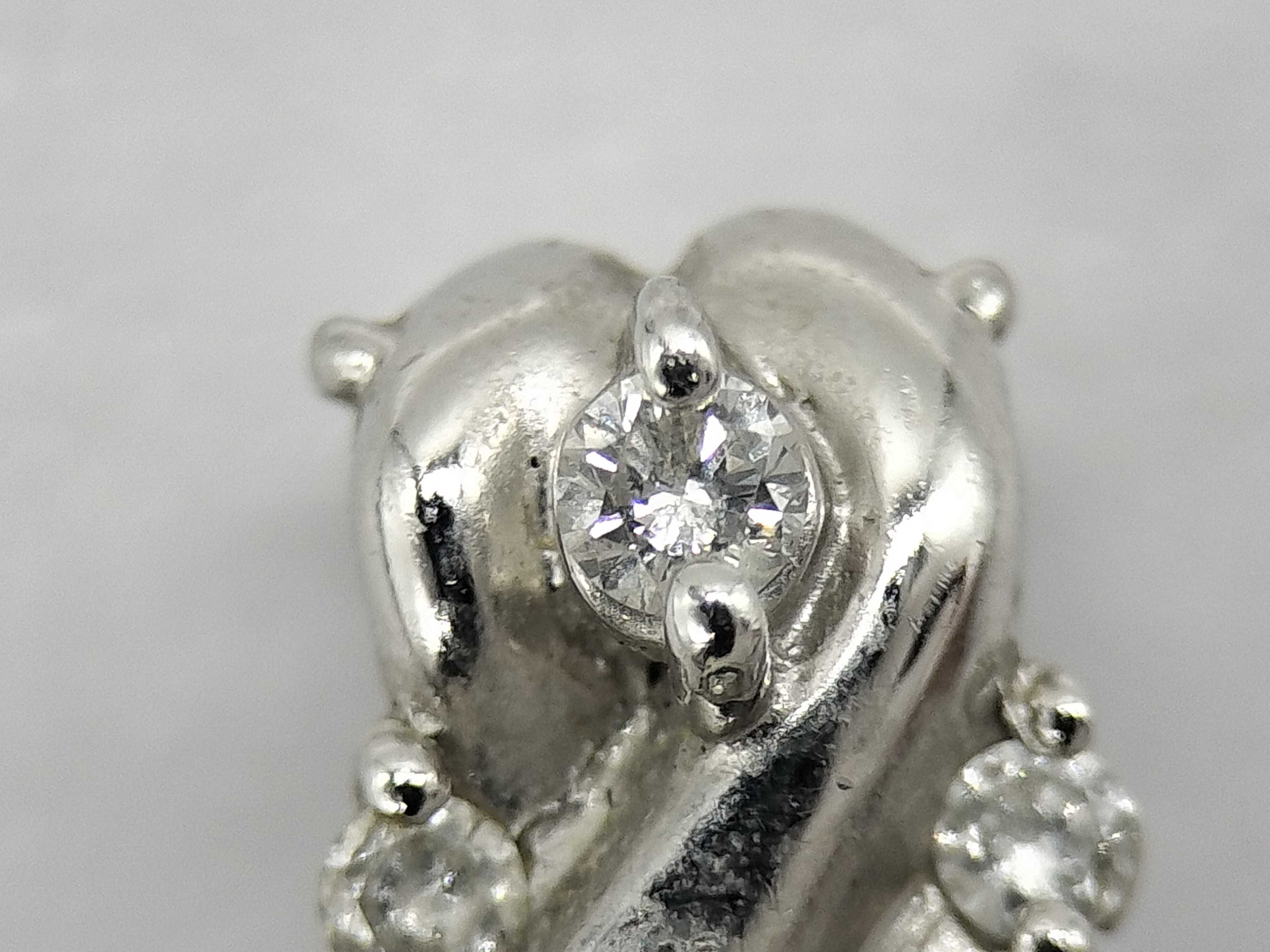 Platinum Jadeite and Diamond Pendant