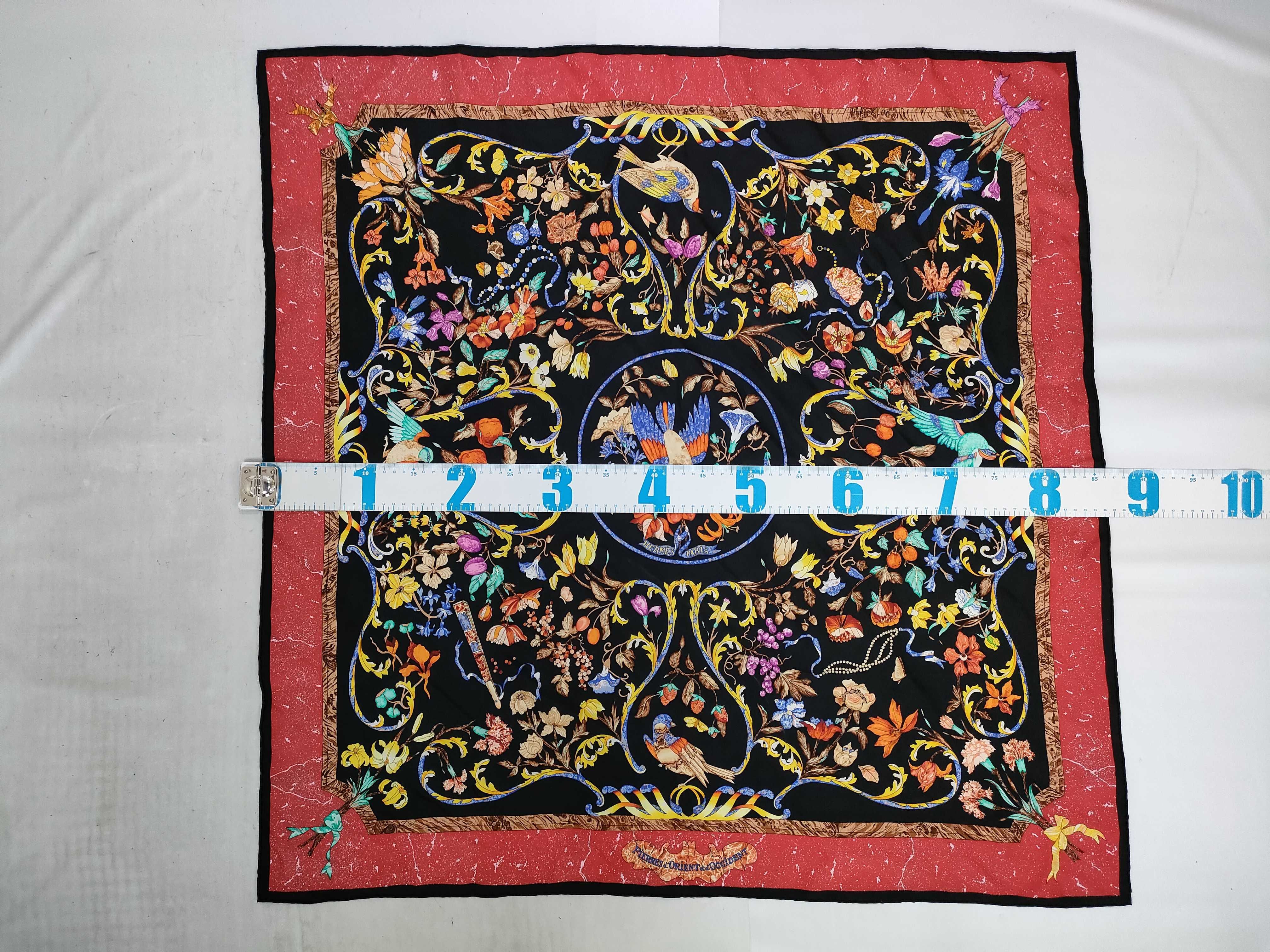 Hermes Pierres d'Orient et d'Occident Silk Scarf