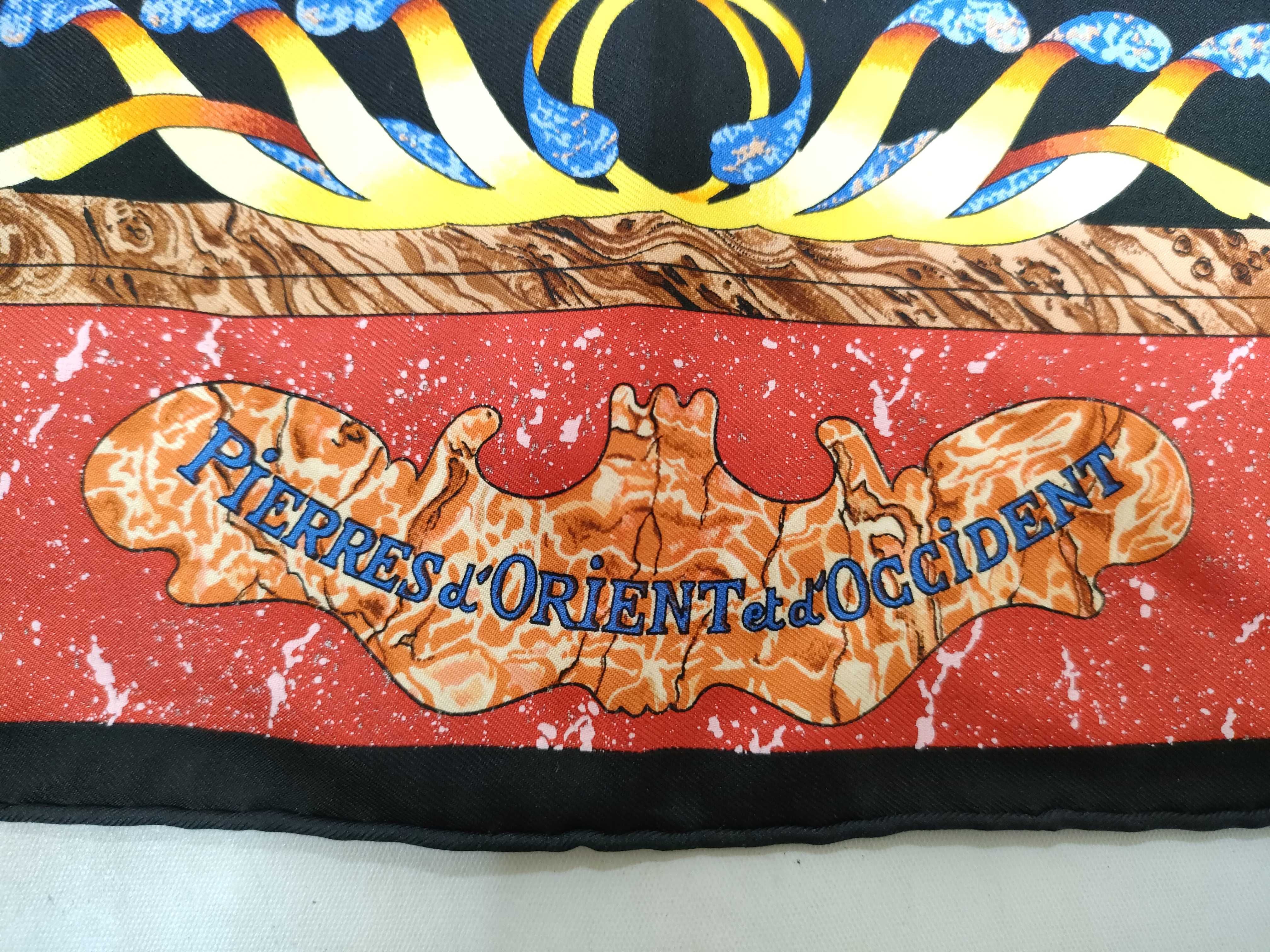 Hermes Pierres d'Orient et d'Occident Silk Scarf