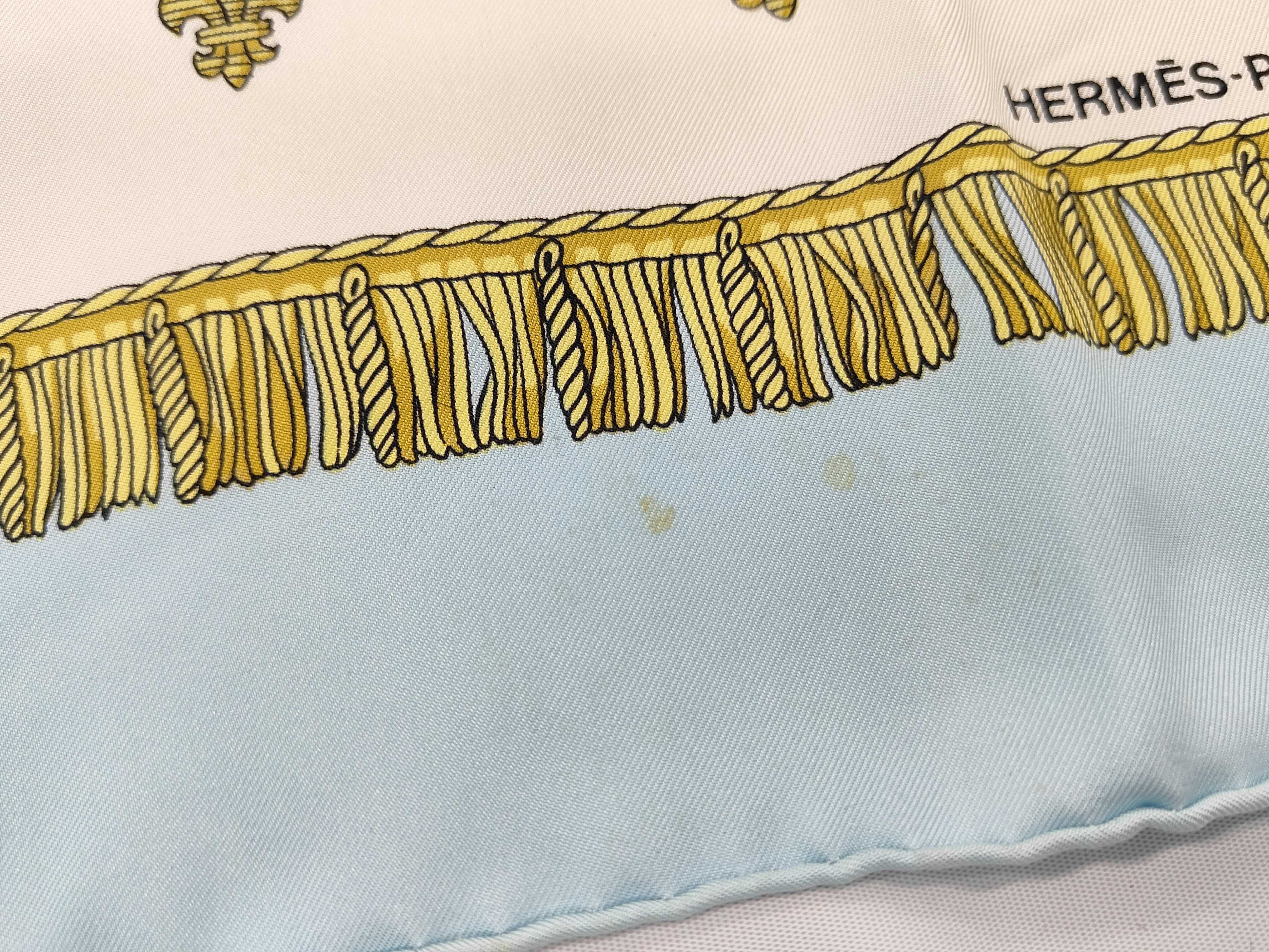 Hermes Vue du Carrosse de La Galere La Reale Silk Carre 90 Scarf