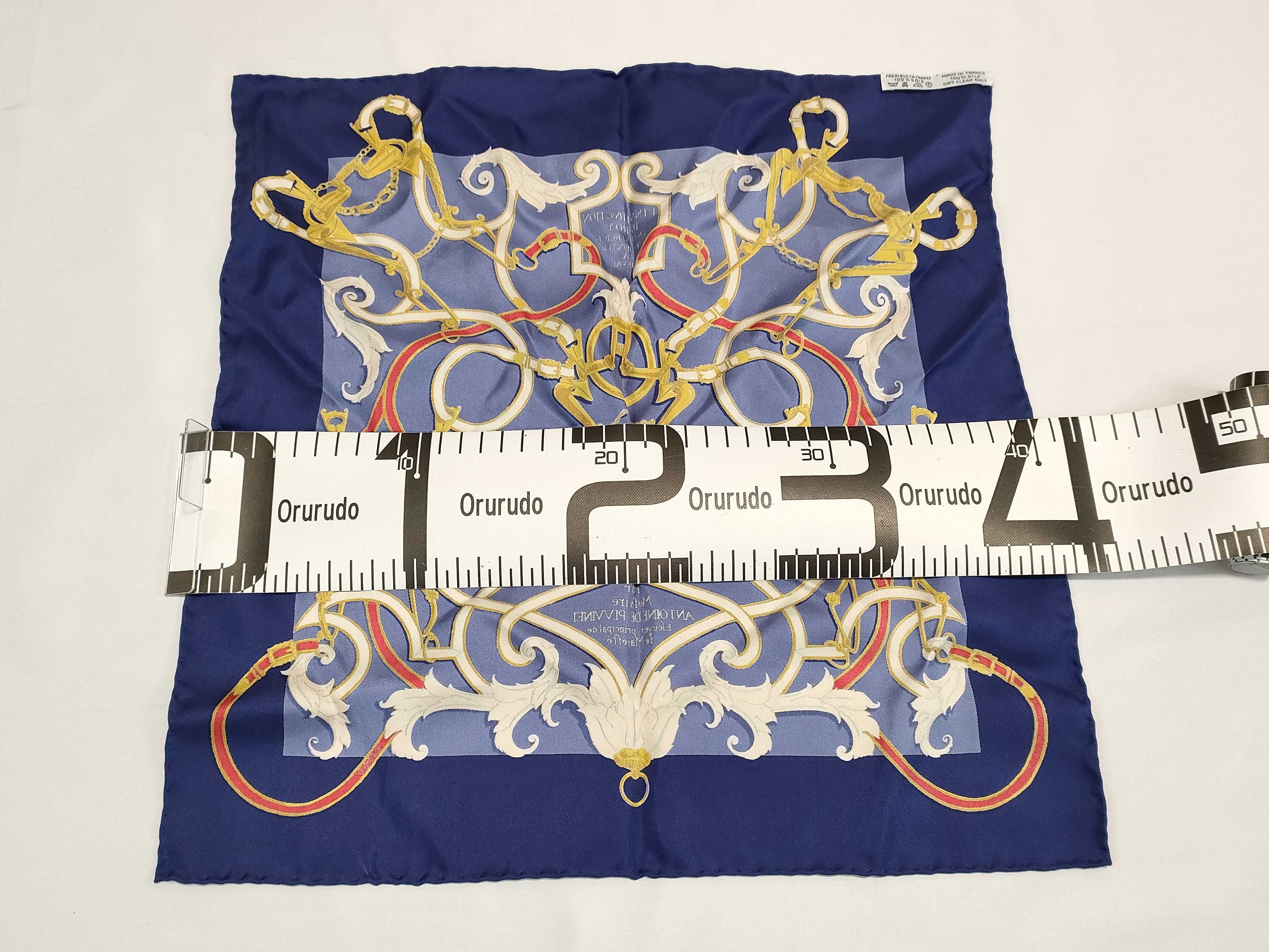 Hermes L'Instruction du Roy Silk Scarf by Henri d'Origny
