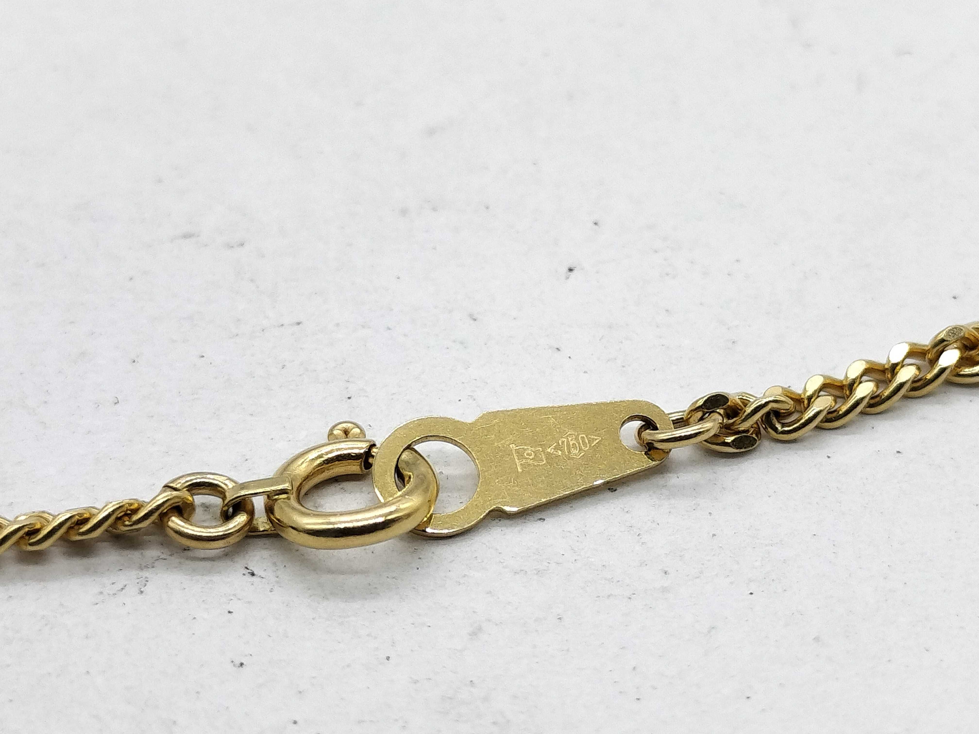 18 Karat Gold Curb Link Chain Necklace