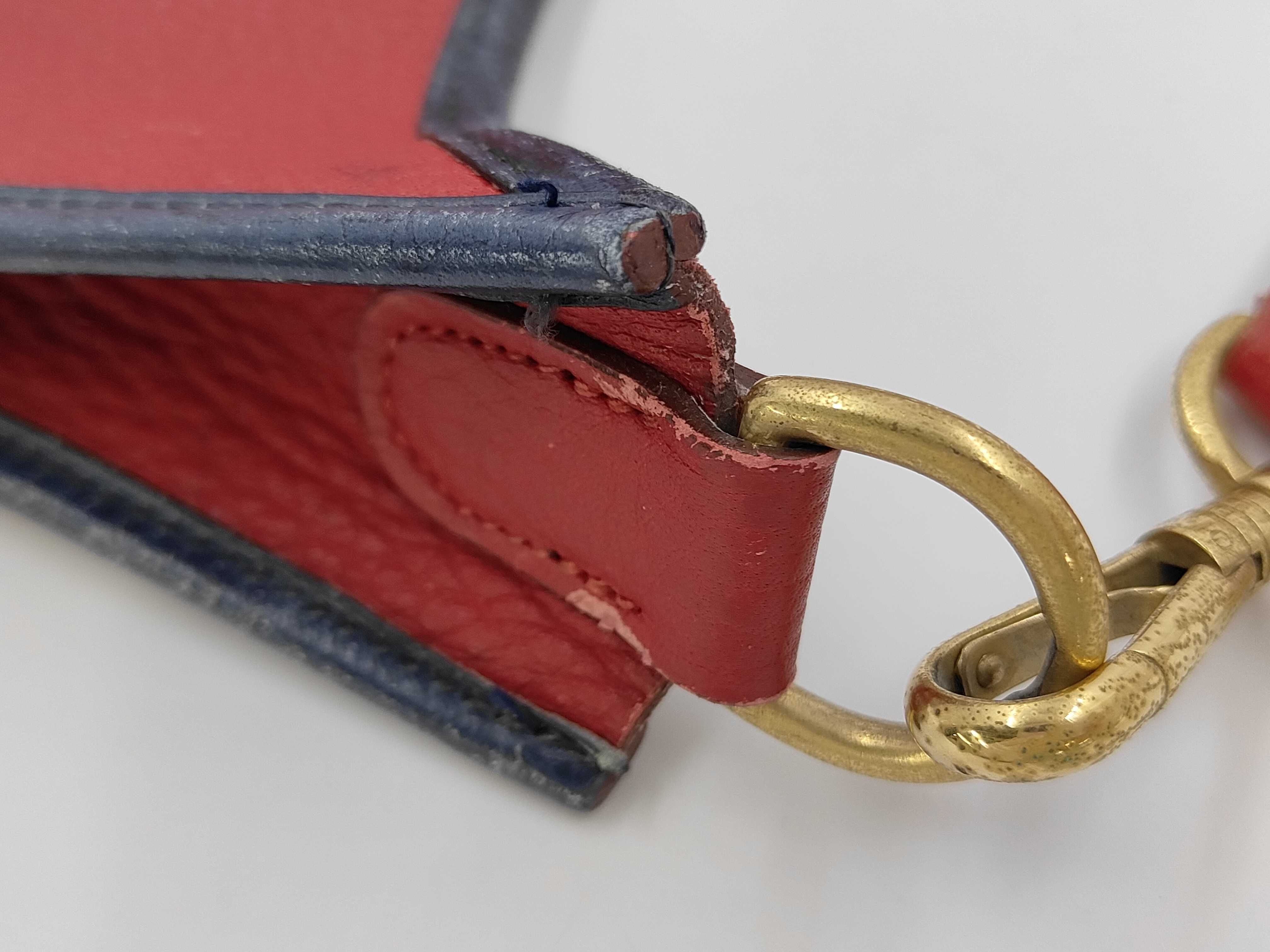 Hermes Evelyne PM Red Taurillon Clemence Leather Crossbody Bag