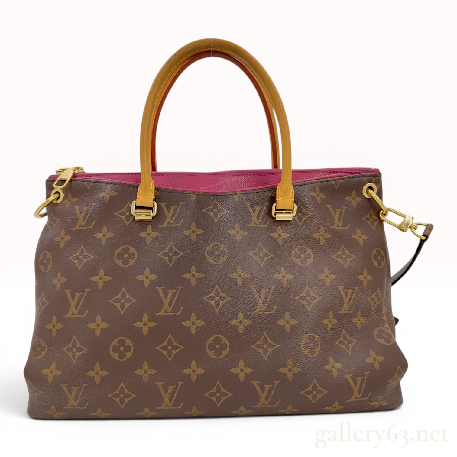 Louis Vuitton Pallas Monogram Canvas Handbag