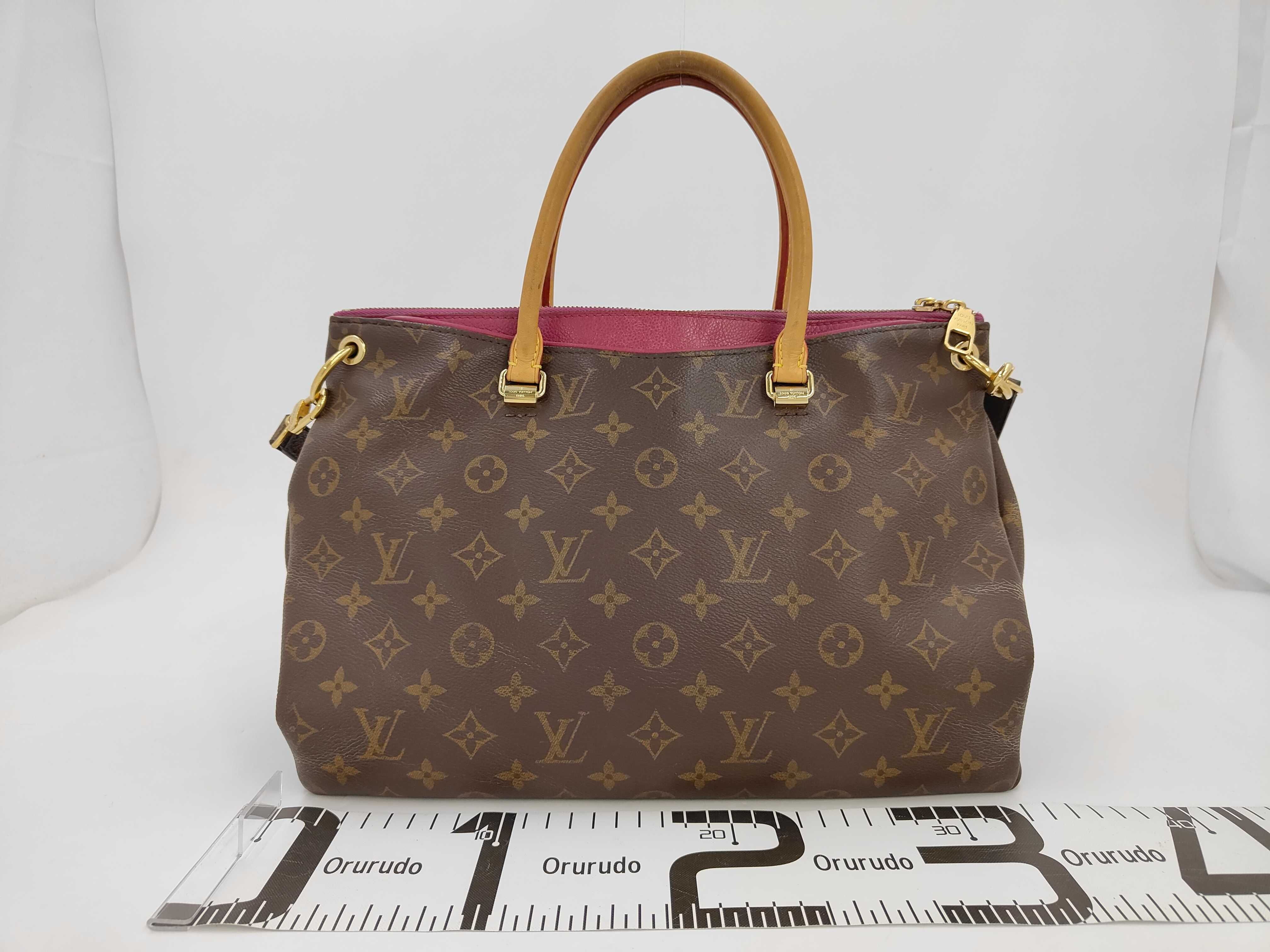 Louis Vuitton Pallas Monogram Canvas Handbag