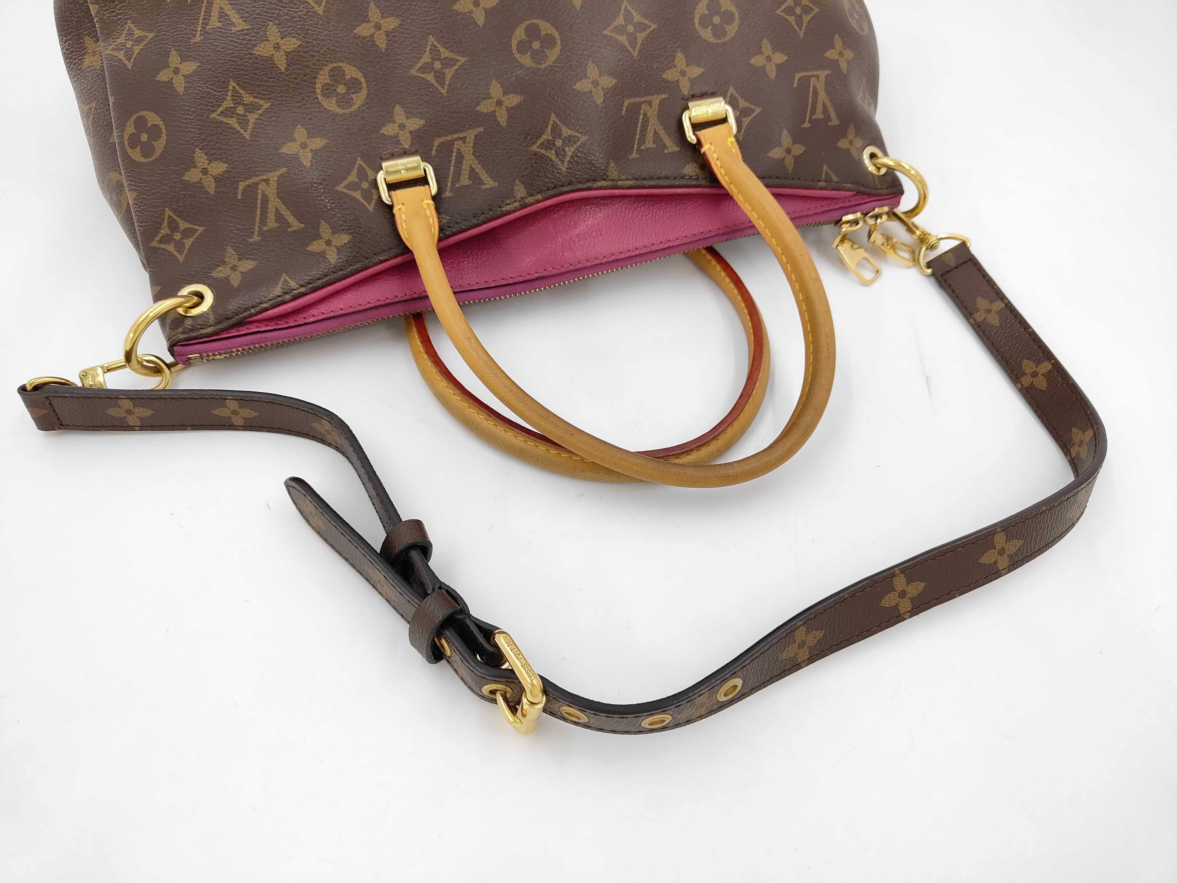 Louis Vuitton Pallas Monogram Canvas Handbag