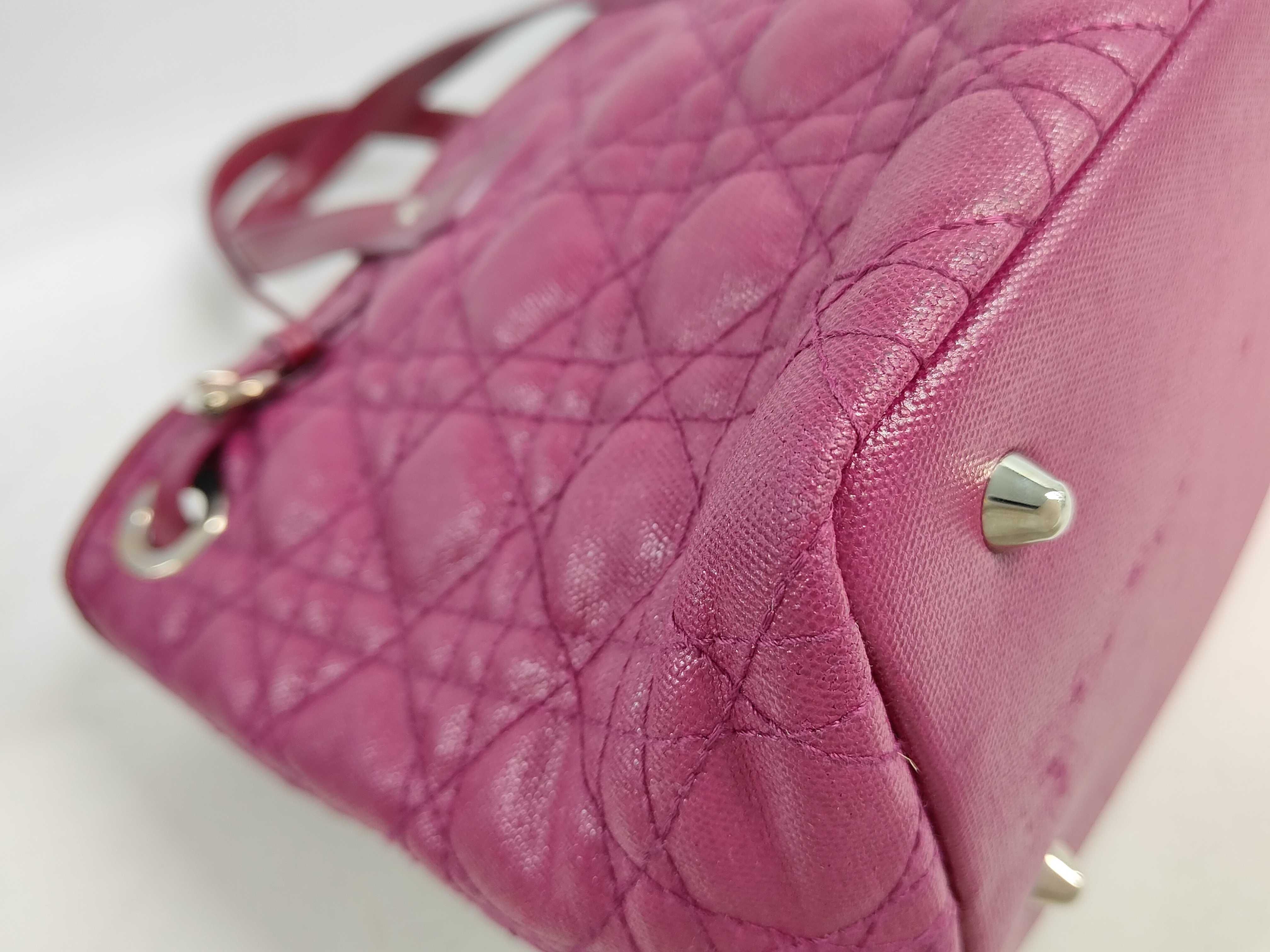 Christian Dior Cannage Panarea Coated Canvas Tote Bag