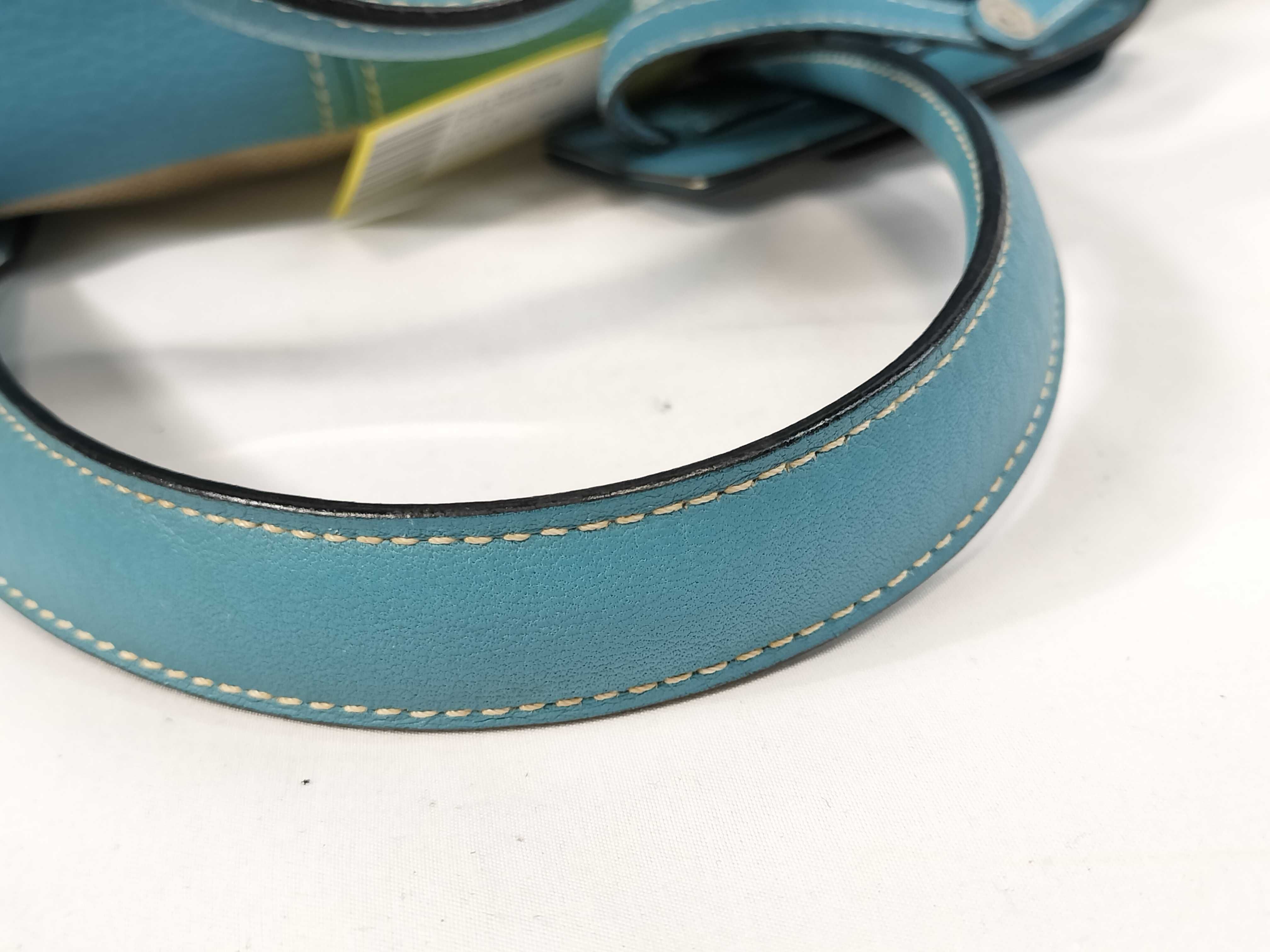 Hermes Victoria 43 Toile and Teal Blue Leather Travel Bag