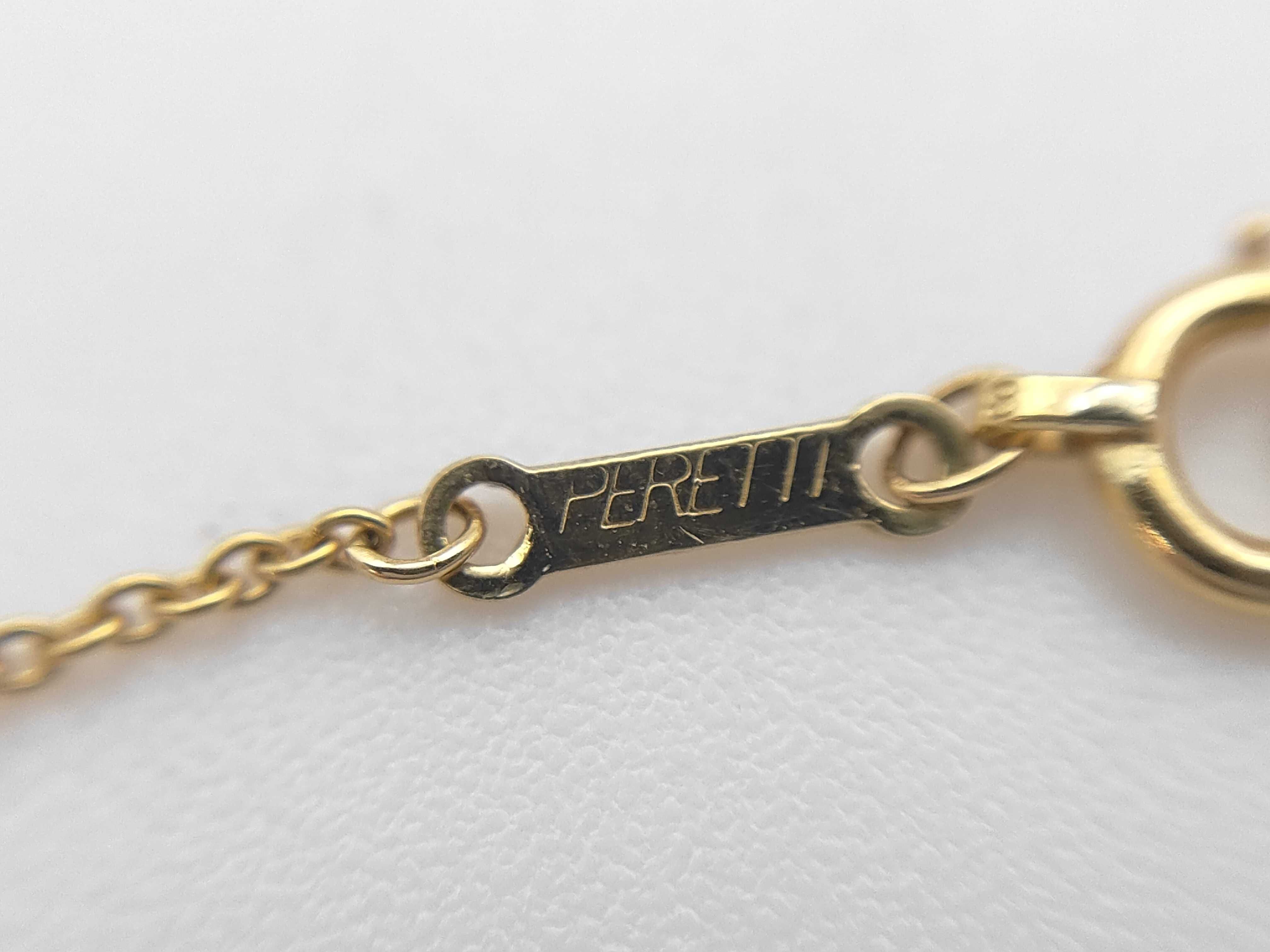 Tiffany & Co. Elsa Peretti 18K Yellow Gold Open Heart Necklace
