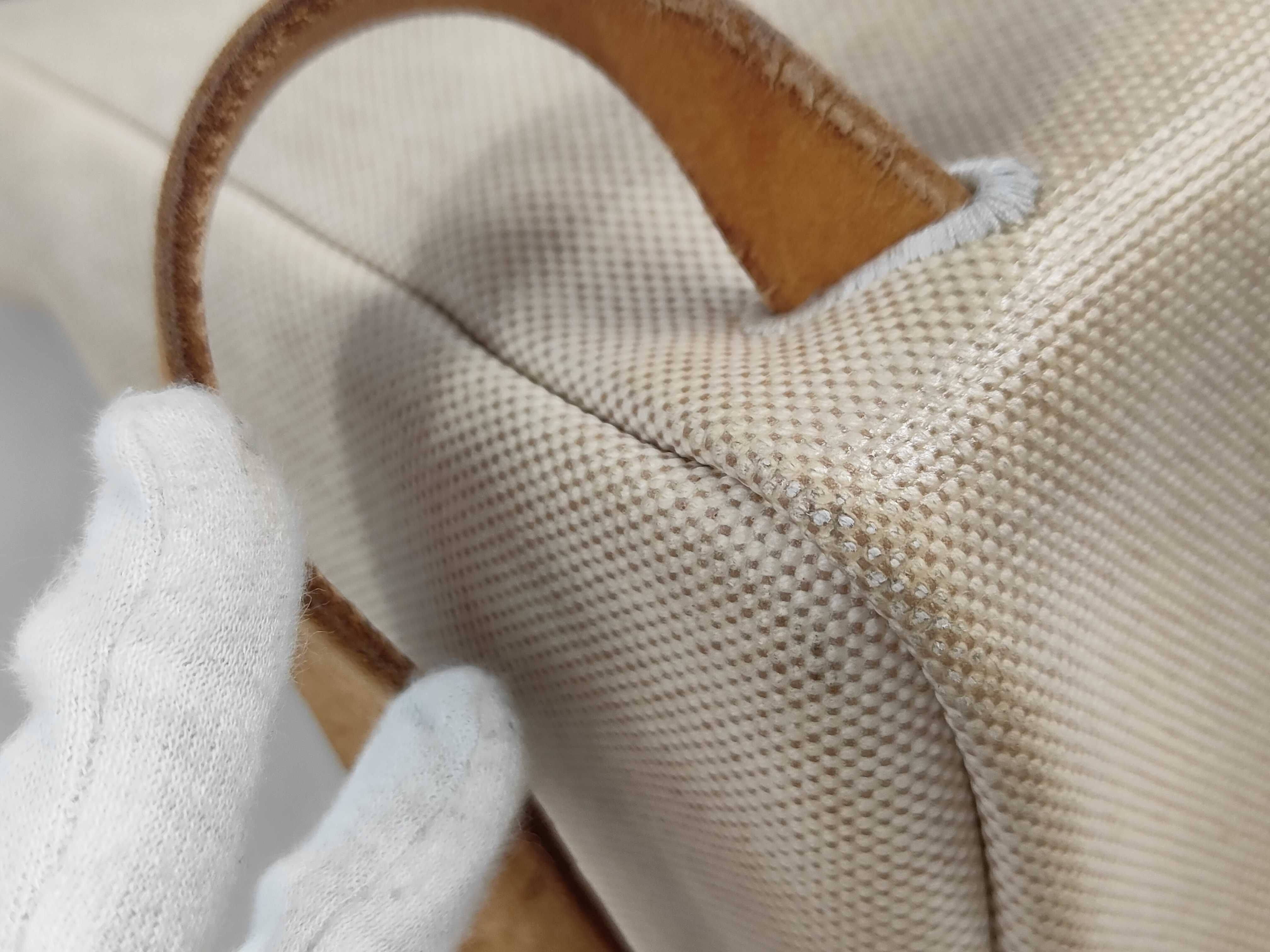 Hermes Herbag Toile and Tan Leather 2-in-1 Backpack Set