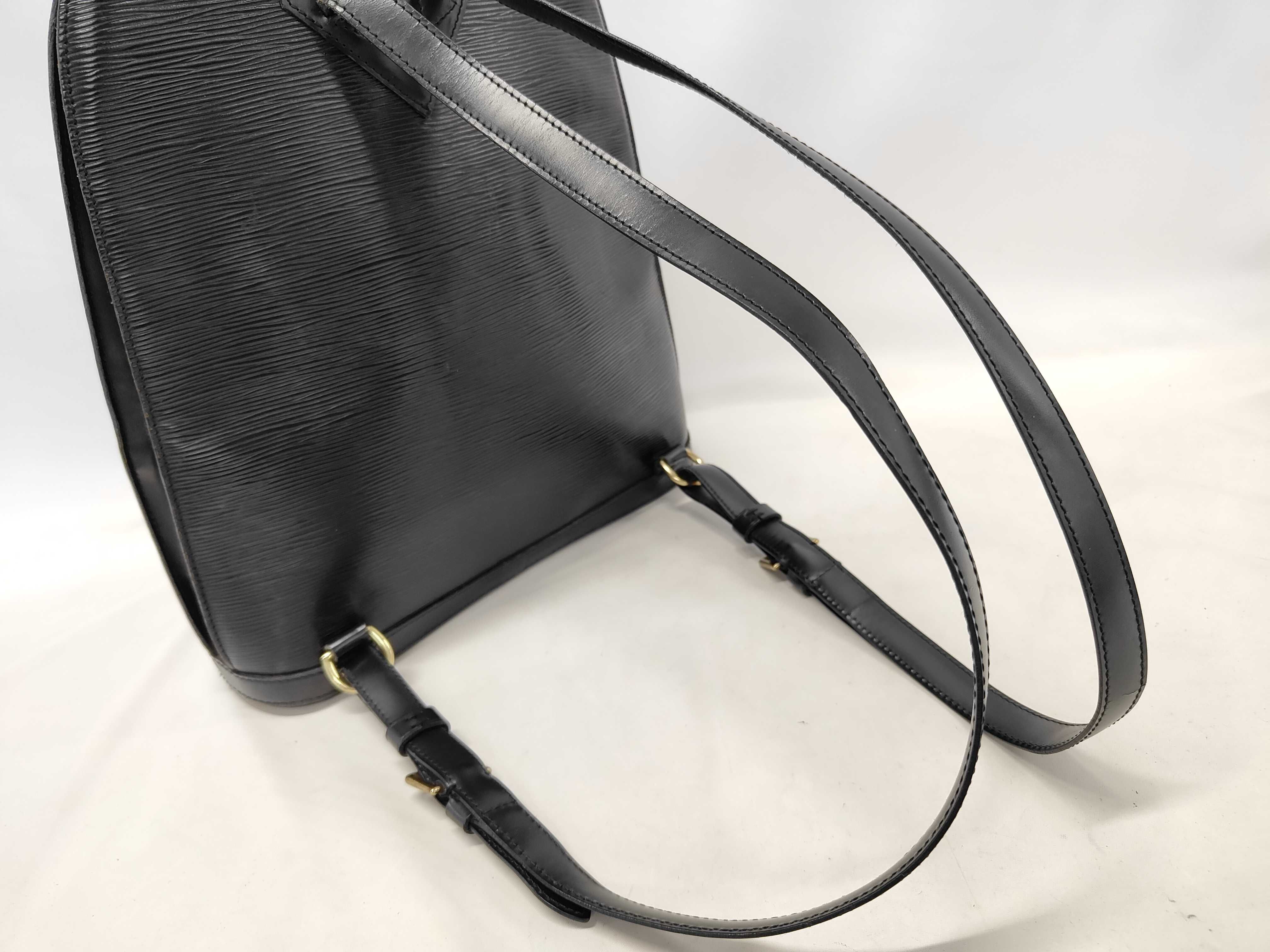Louis Vuitton Black Epi Leather Gobelins Backpack