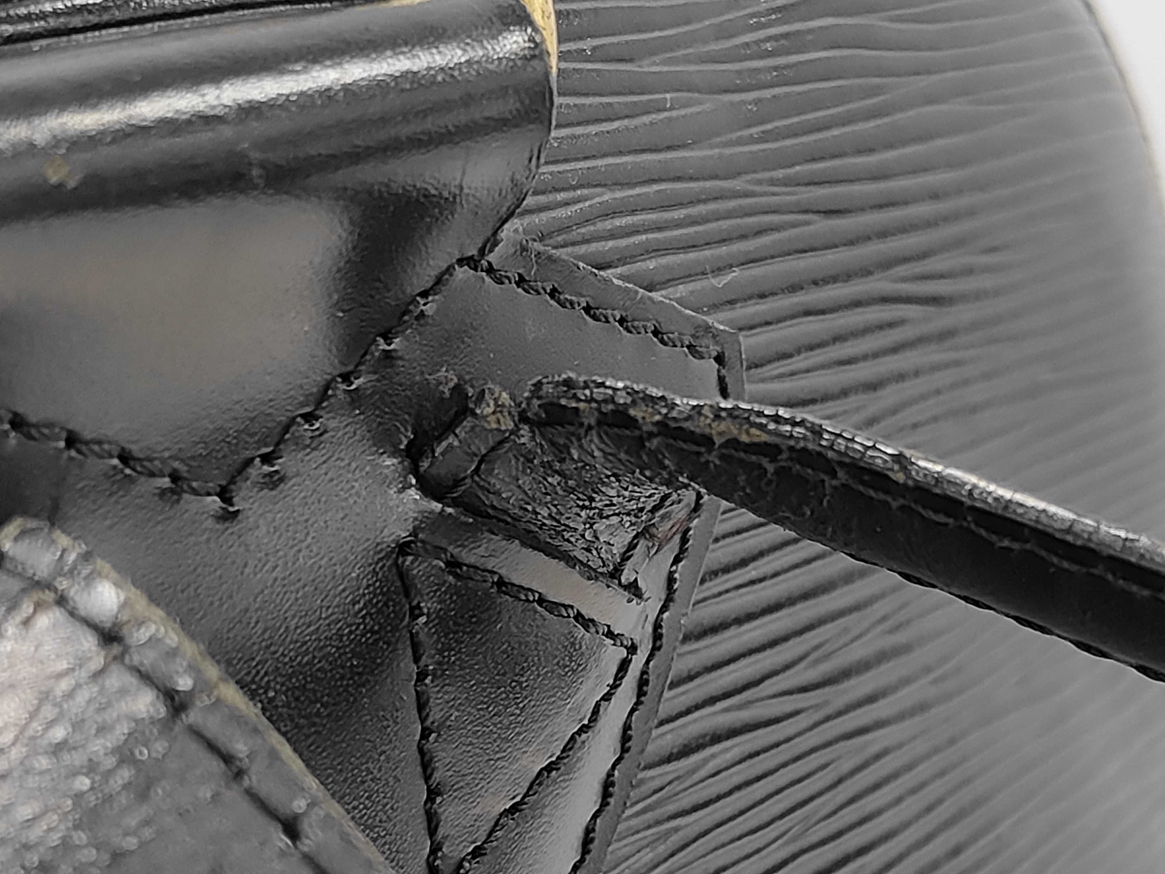 Louis Vuitton Black Epi Leather Gobelins Backpack