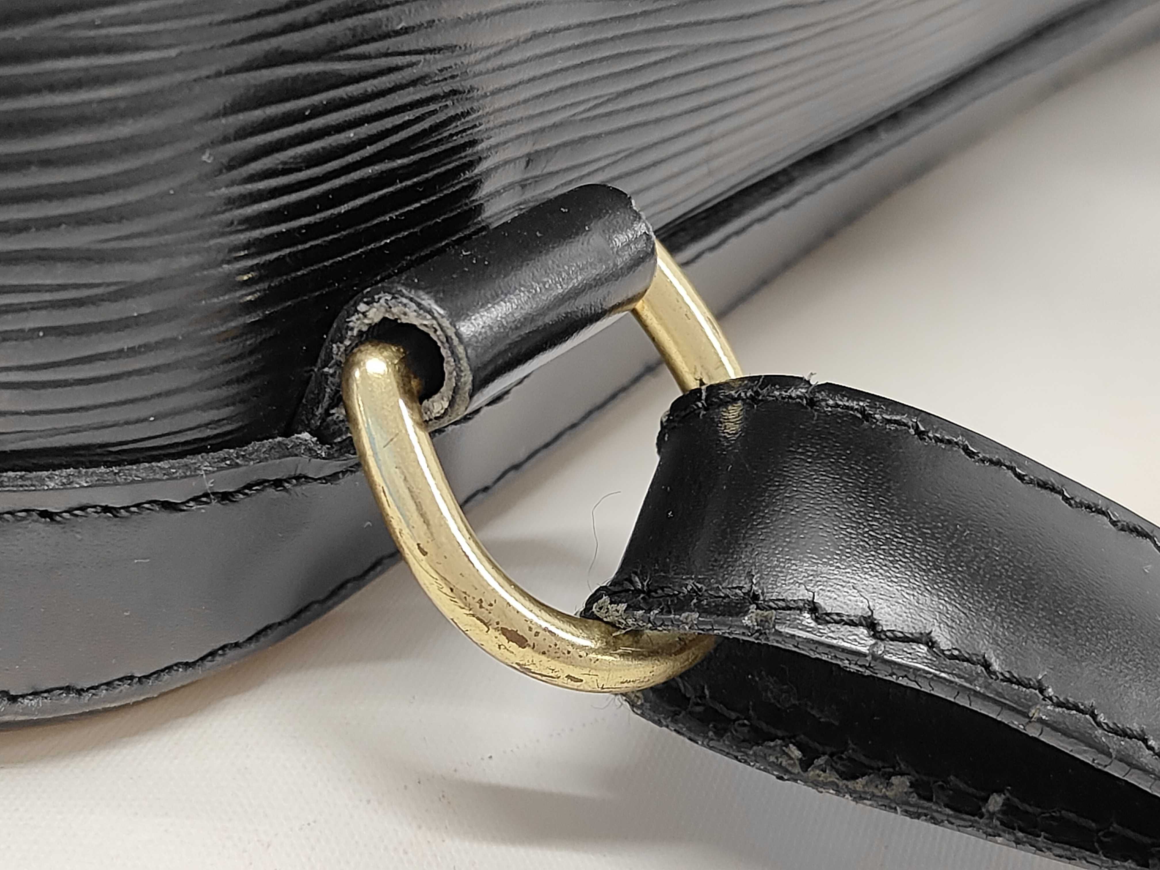 Louis Vuitton Black Epi Leather Gobelins Backpack