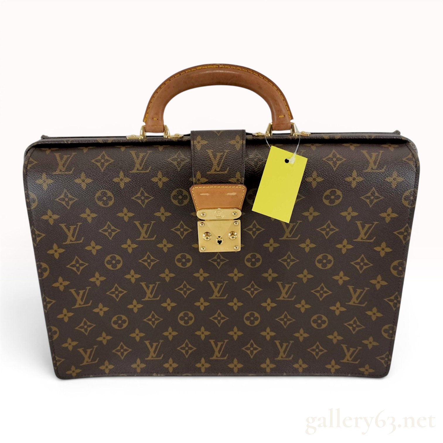 Louis Vuitton Monogram Canvas Serviette Fermoir Briefcase