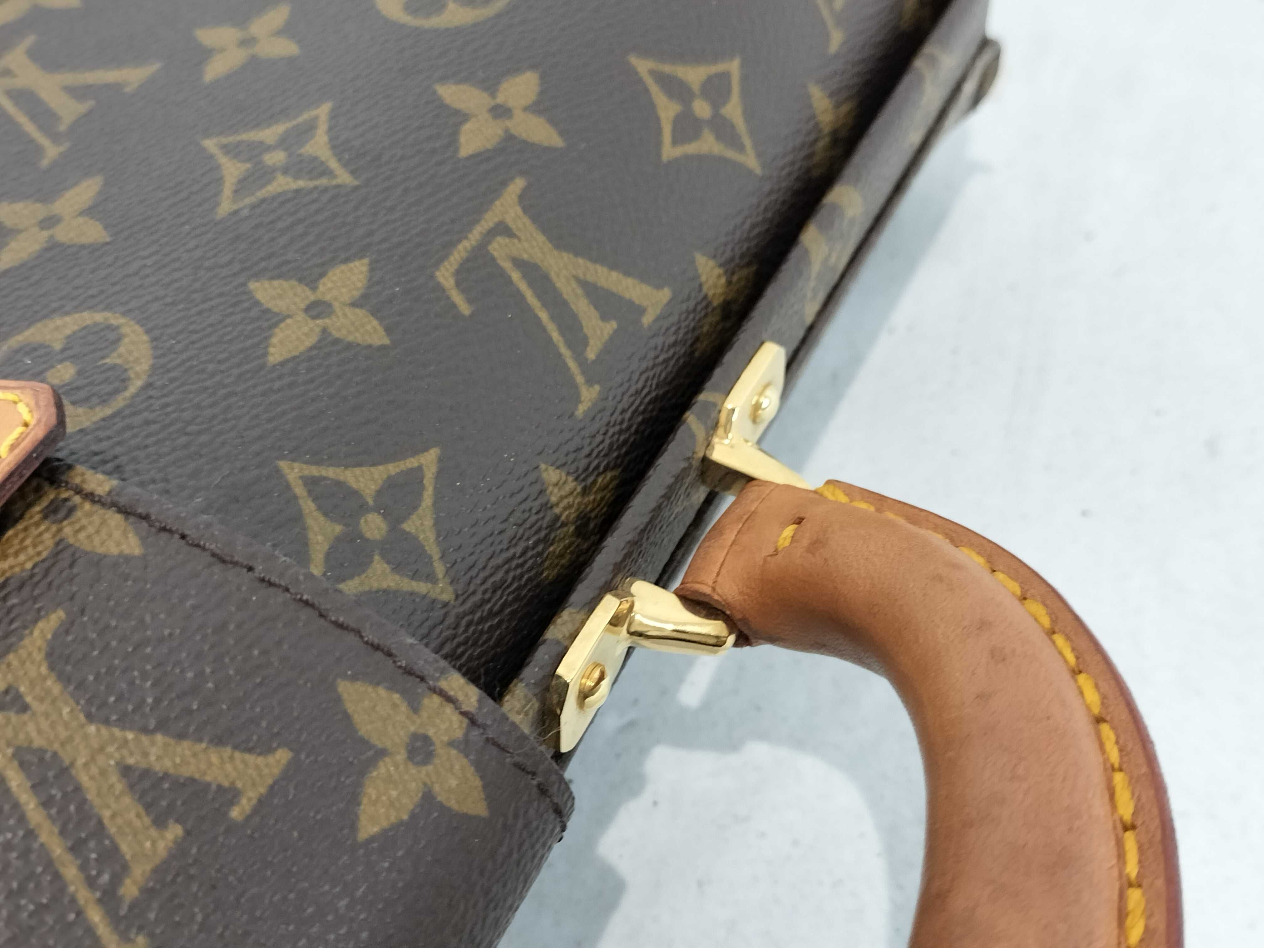 Louis Vuitton Monogram Canvas Serviette Fermoir Briefcase