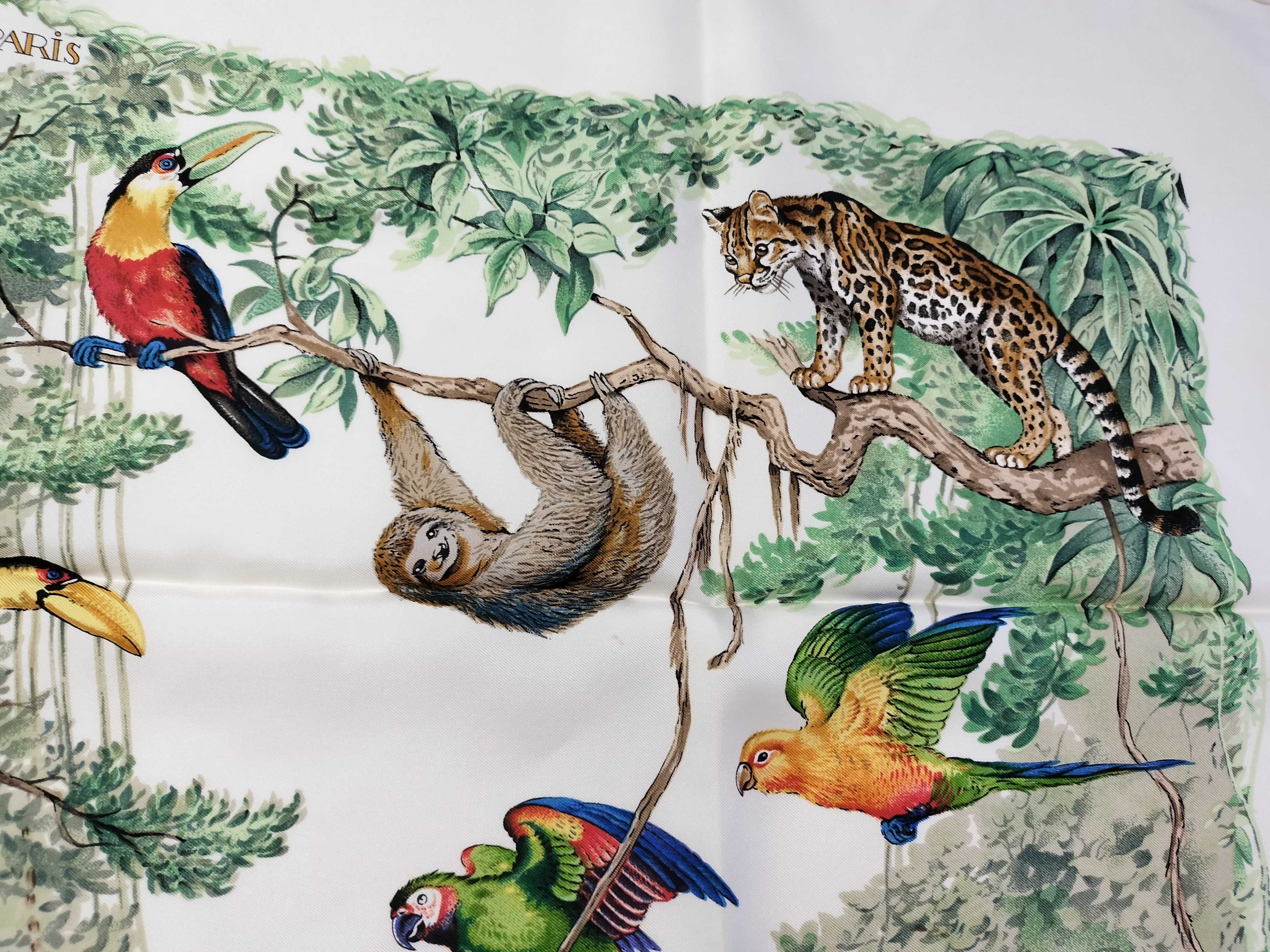 Hermes Equateur Silk Carre 90 Scarf