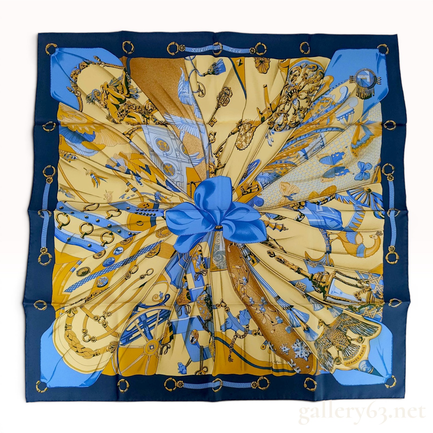Hermes Soleil de Soie Silk Scarf by Caty Latham