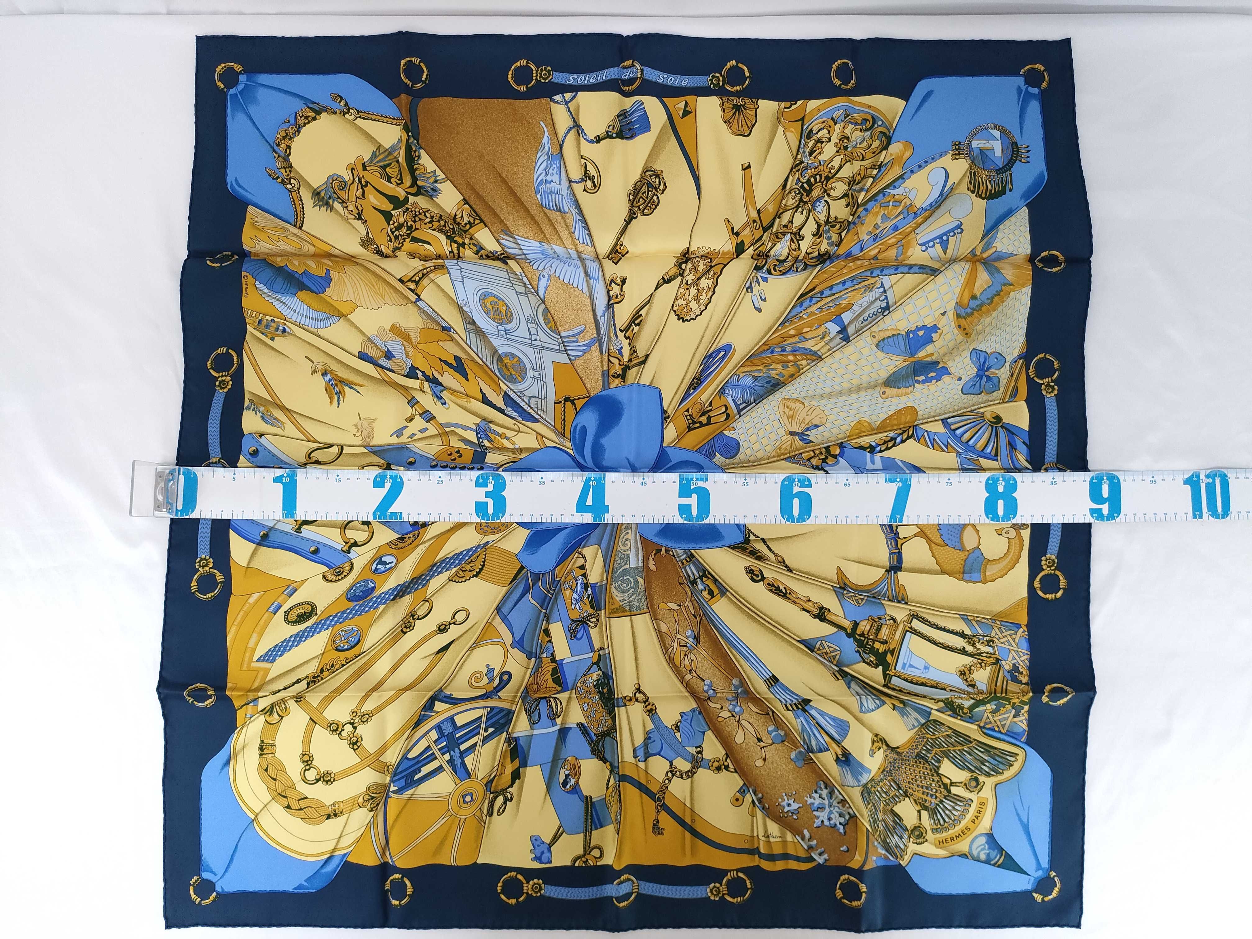 Hermes Soleil de Soie Silk Scarf by Caty Latham