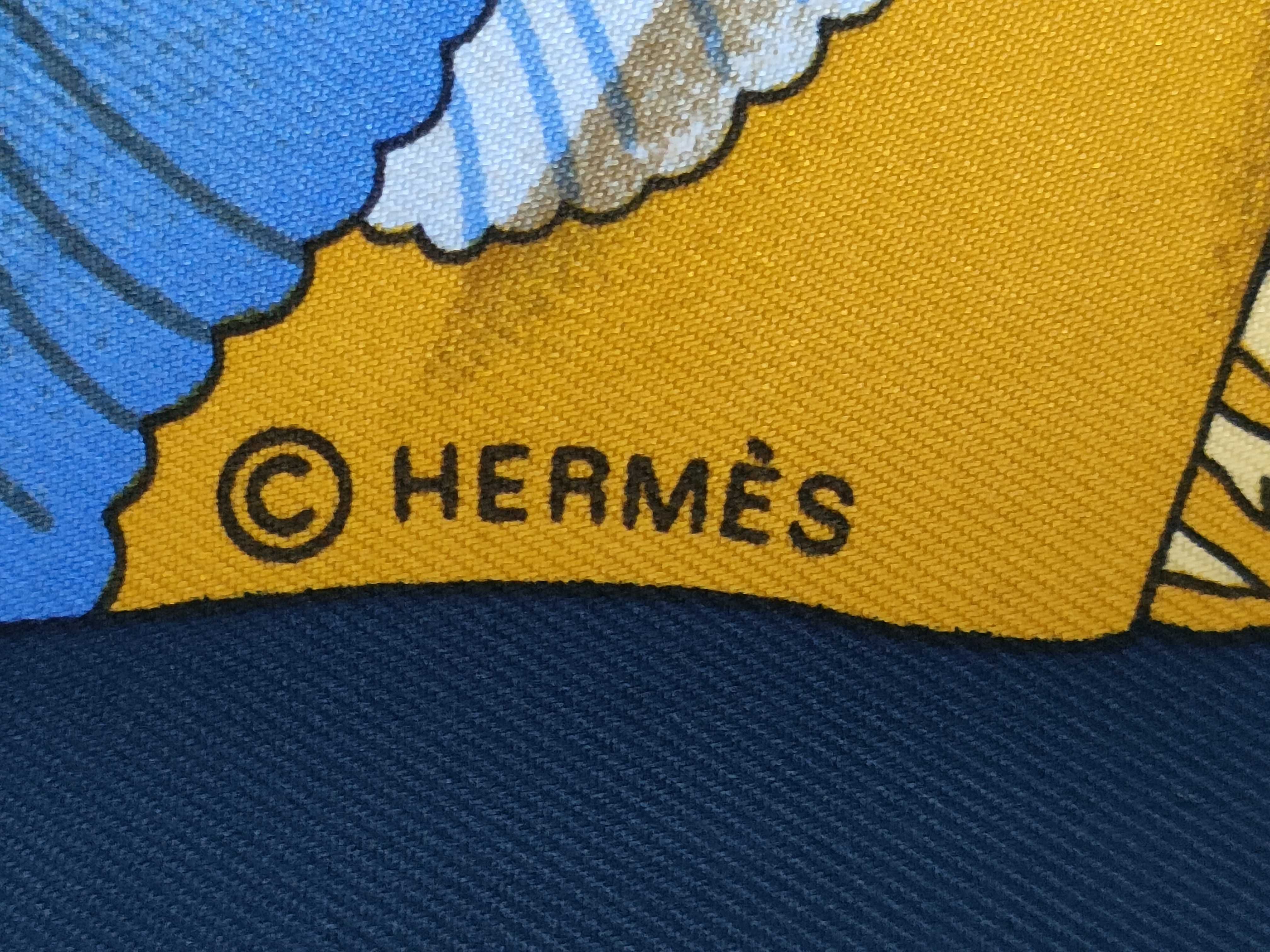 Hermes Soleil de Soie Silk Scarf by Caty Latham
