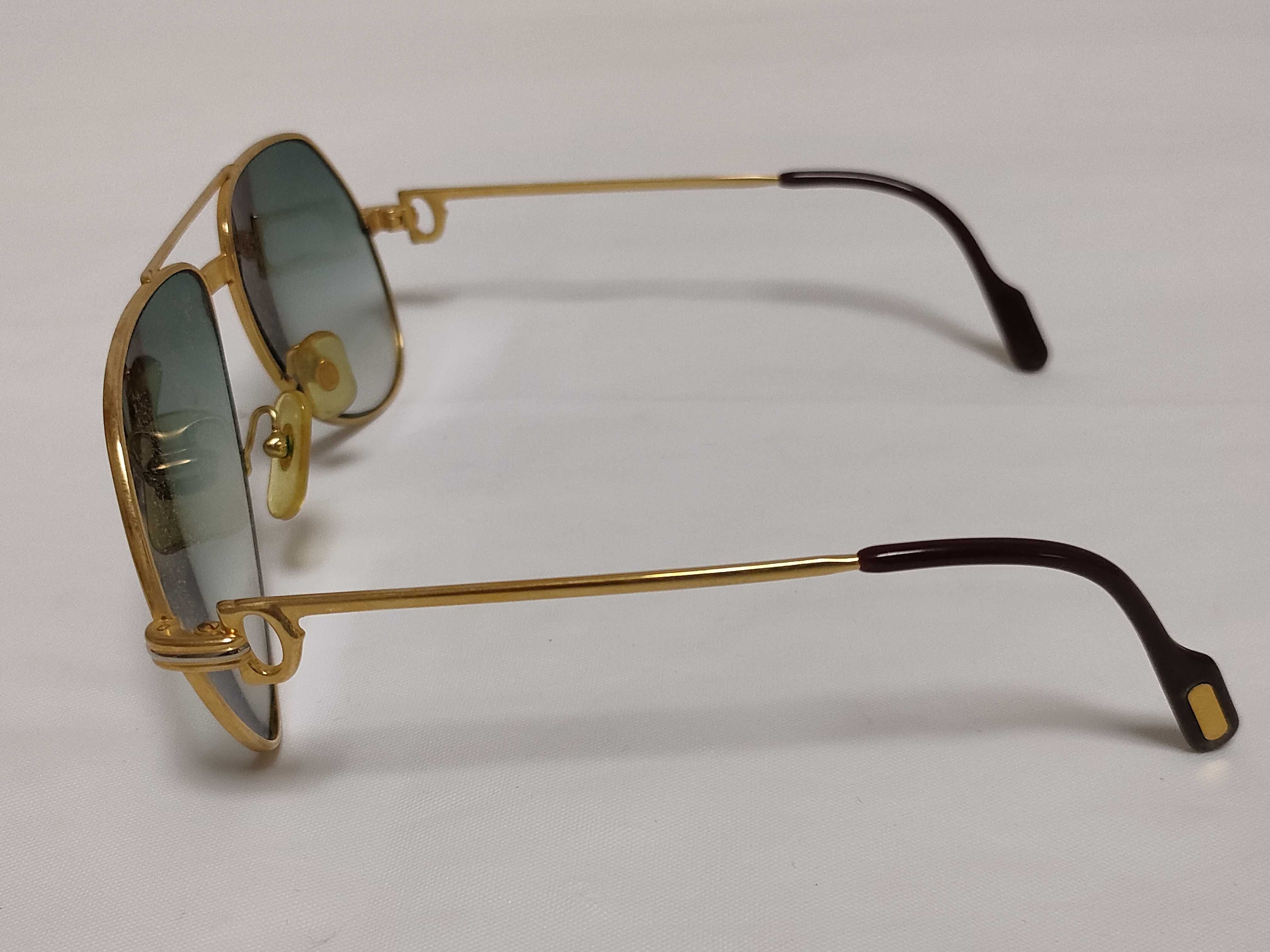 Cartier Vendome Louis Gold-Tone Aviator Sunglasses