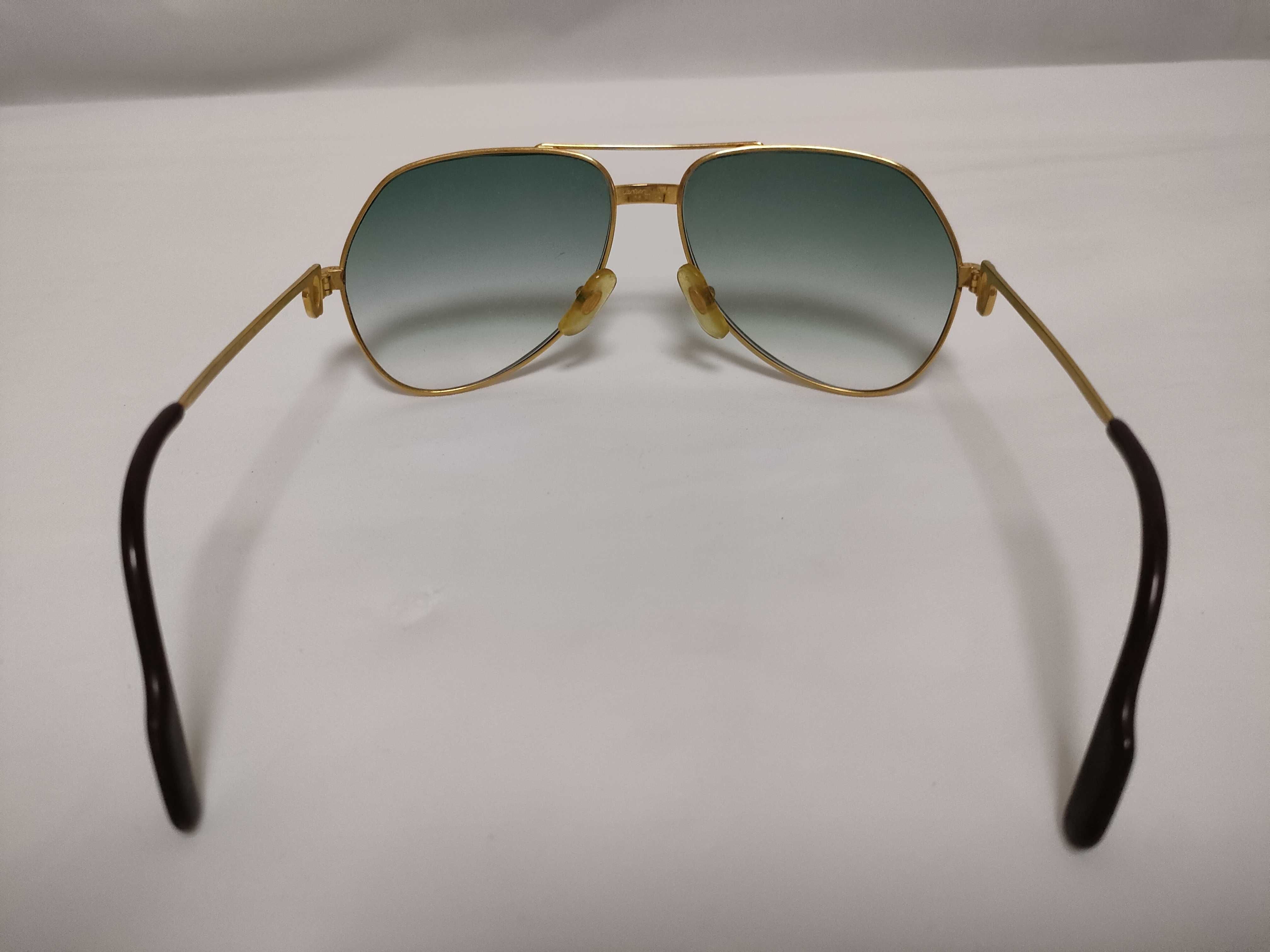 Cartier Vendome Louis Gold-Tone Aviator Sunglasses