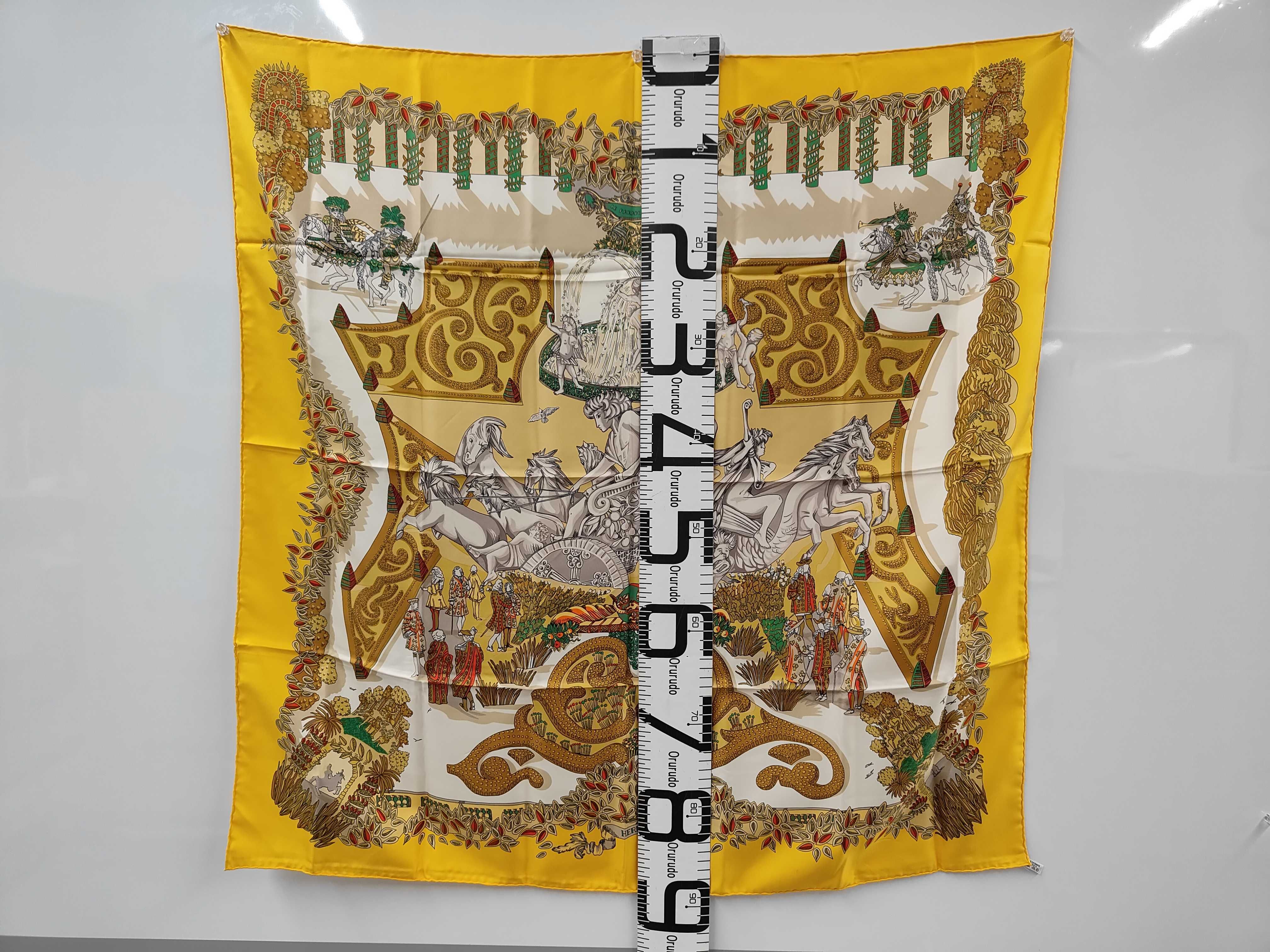 Hermes Le Paradis du Roy Silk Scarf