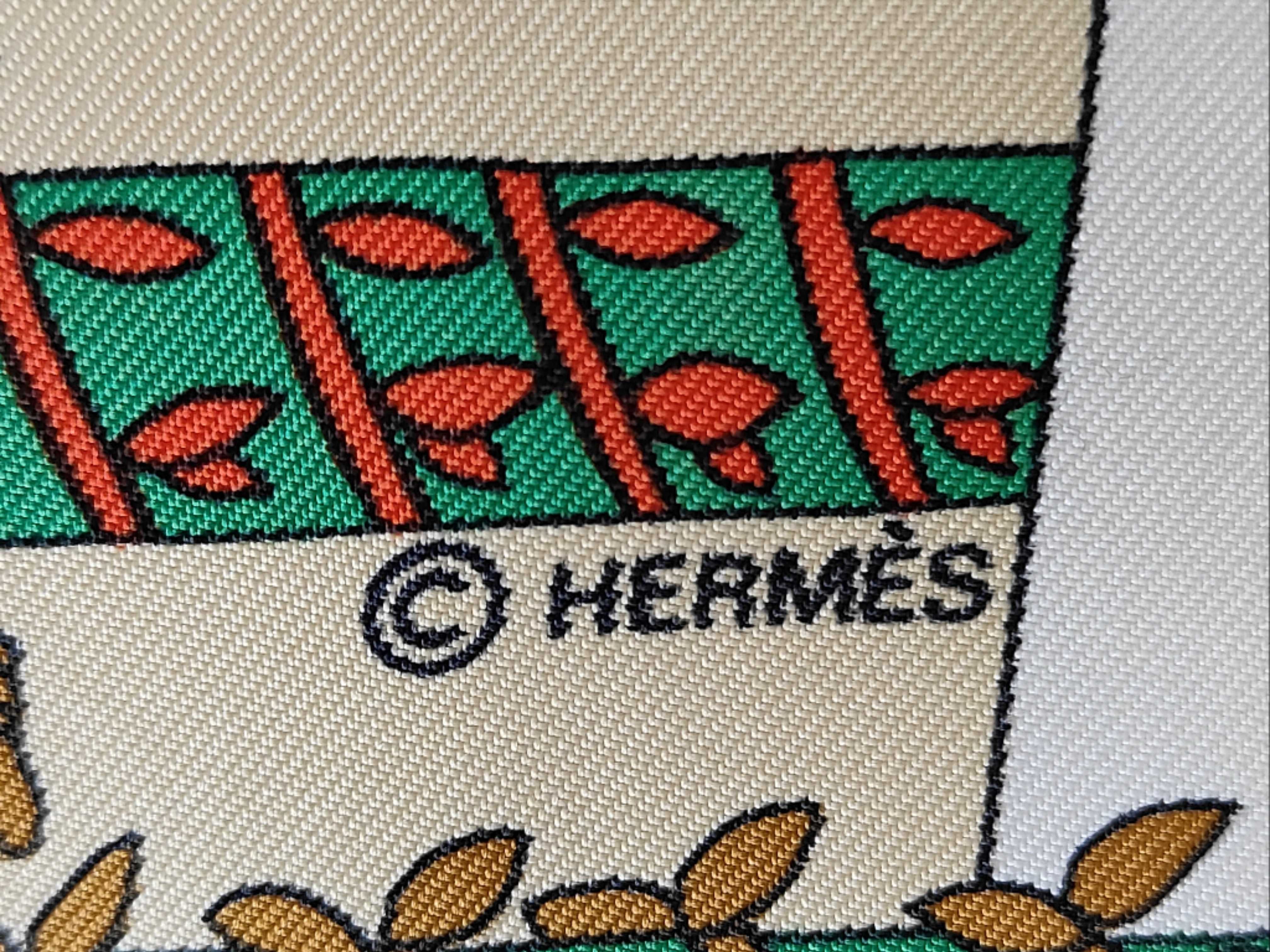 Hermes Le Paradis du Roy Silk Scarf
