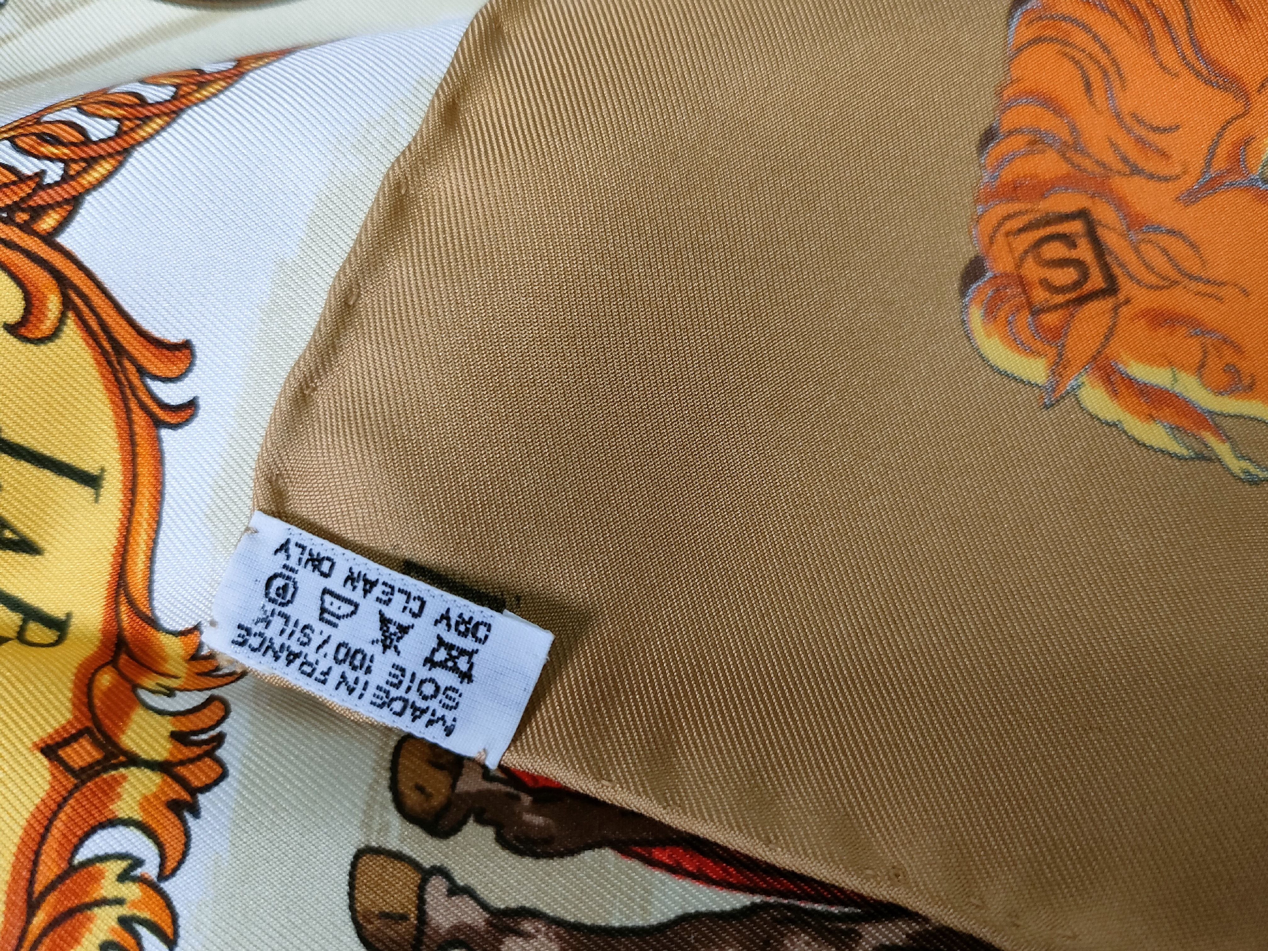 Hermes La Promenade de Longchamps Silk Scarf by Philippe Ledoux