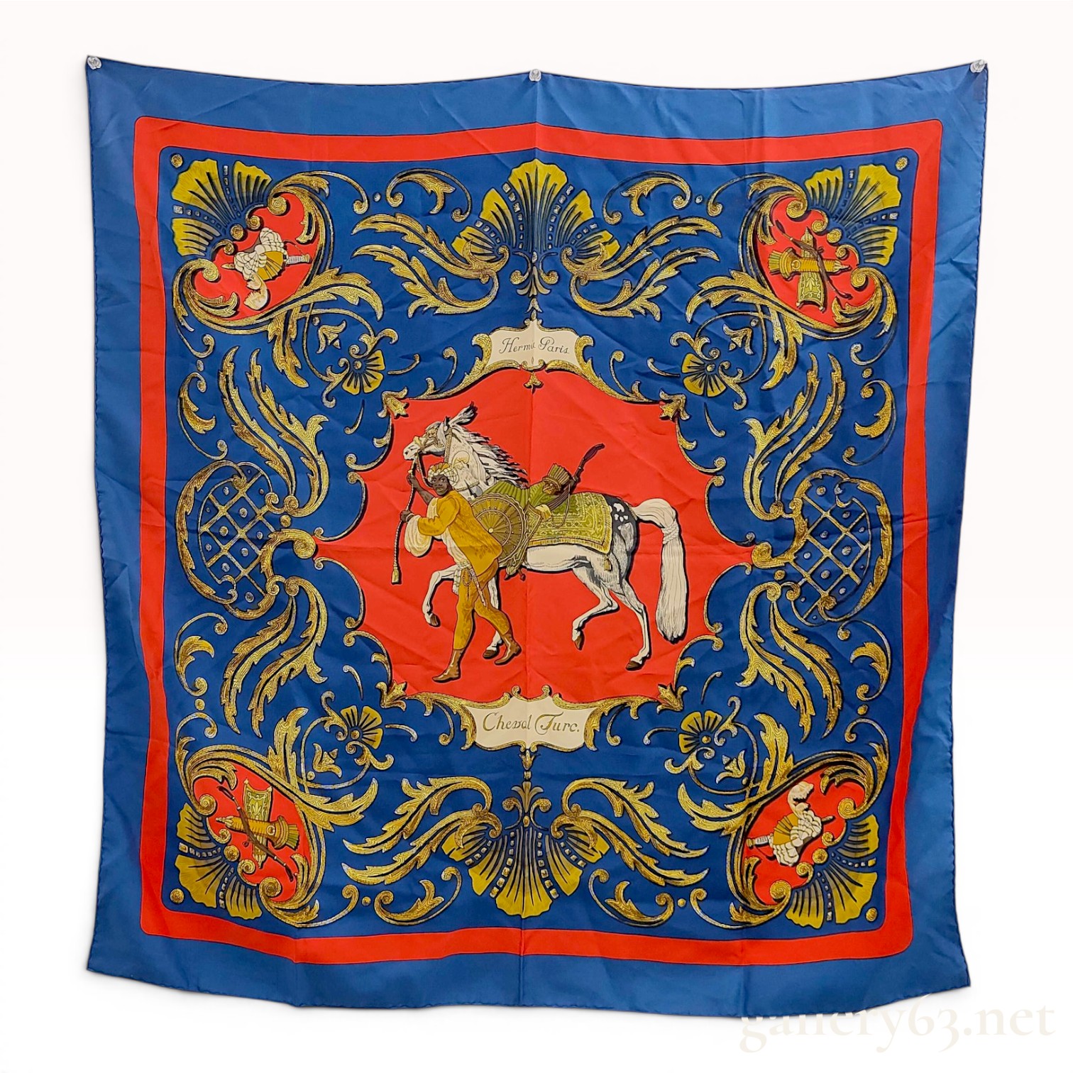 Hermes Cheval Turc Silk Scarf