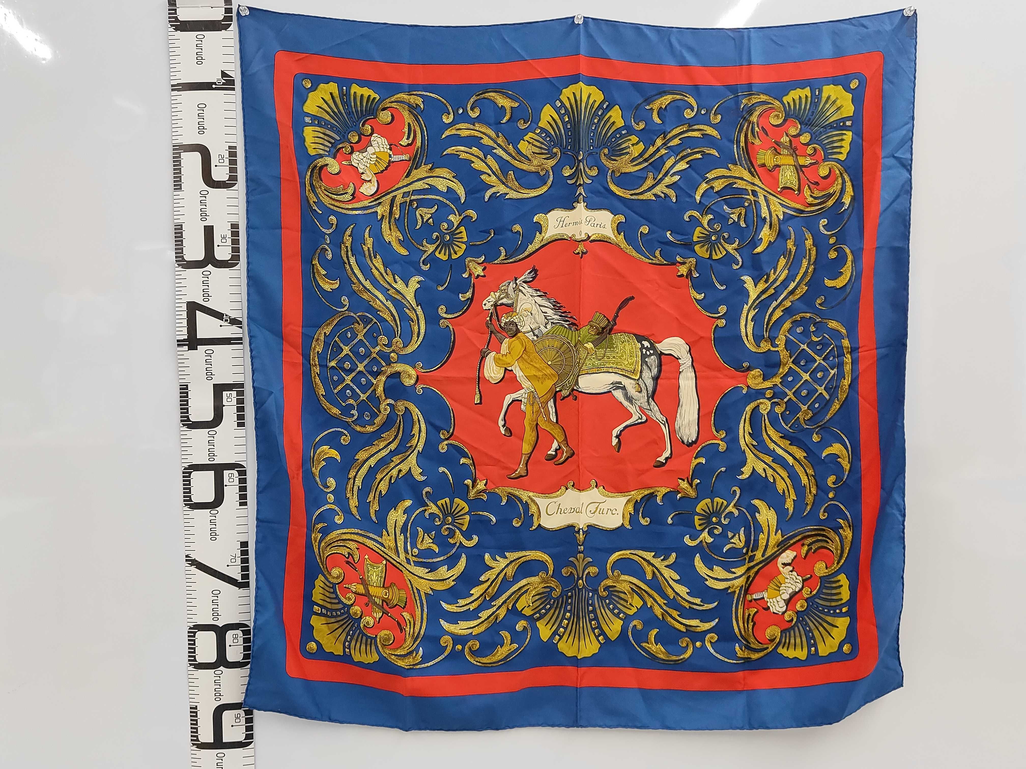 Hermes Cheval Turc Silk Scarf