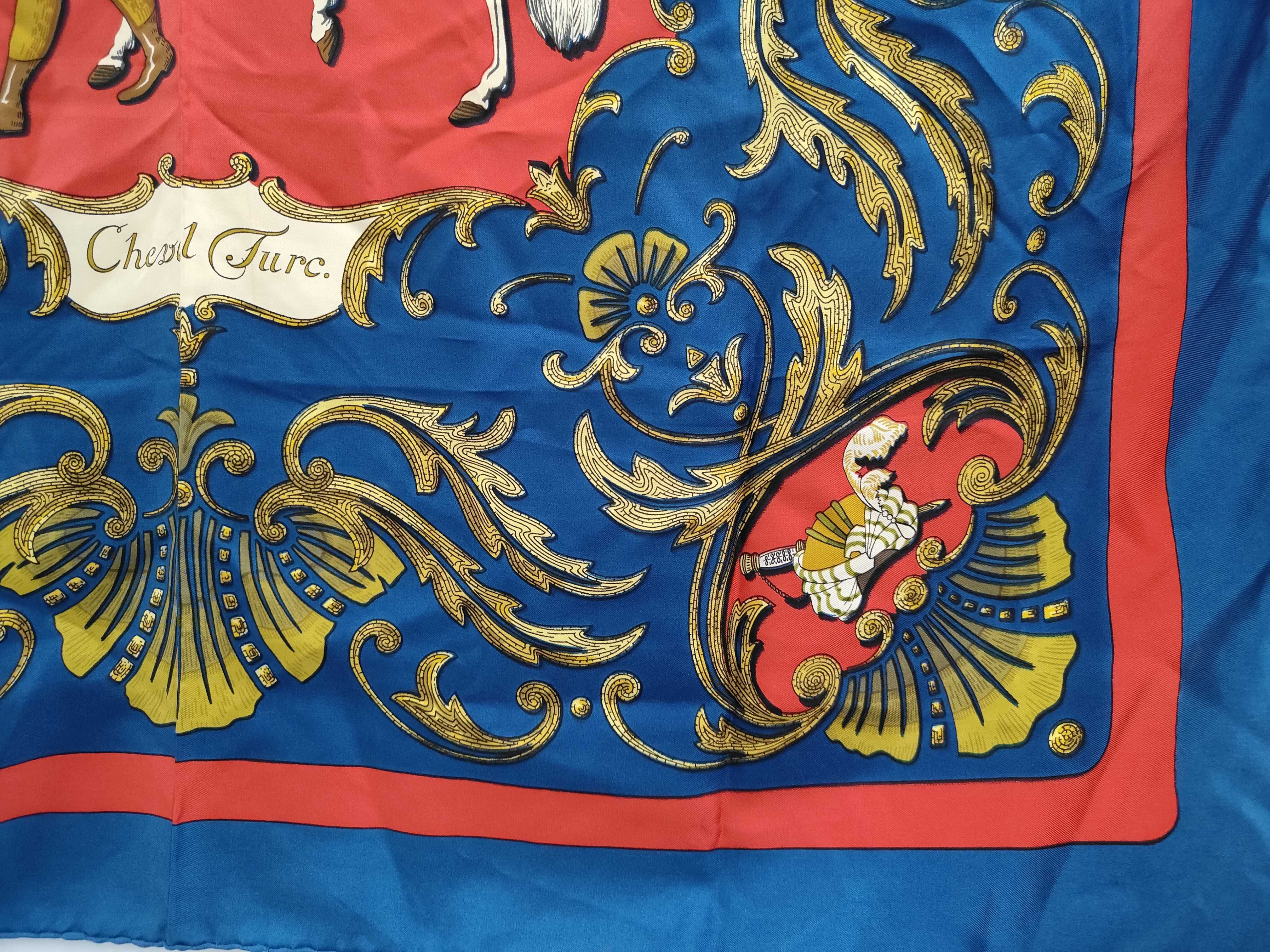 Hermes Cheval Turc Silk Scarf