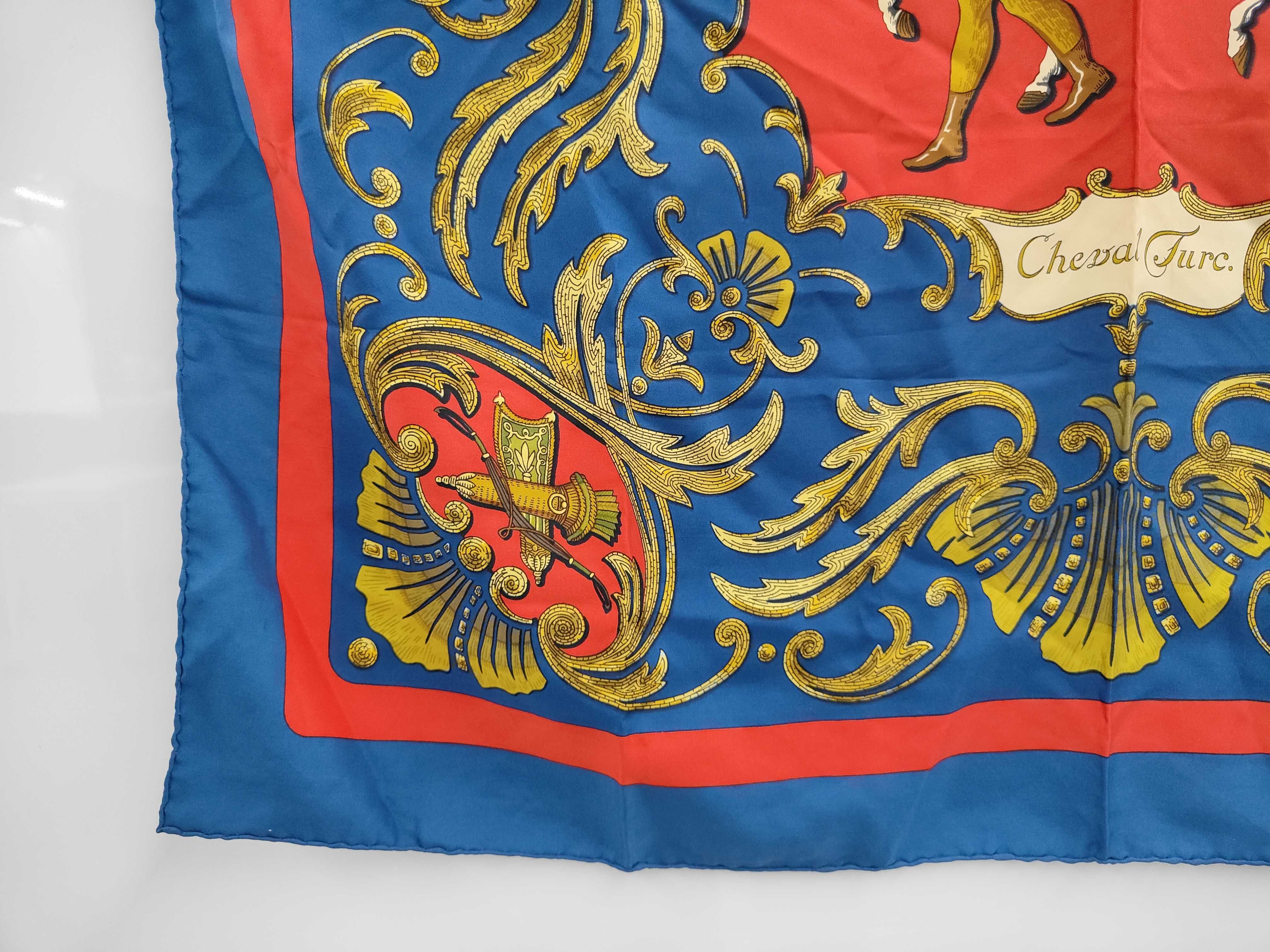 Hermes Cheval Turc Silk Scarf