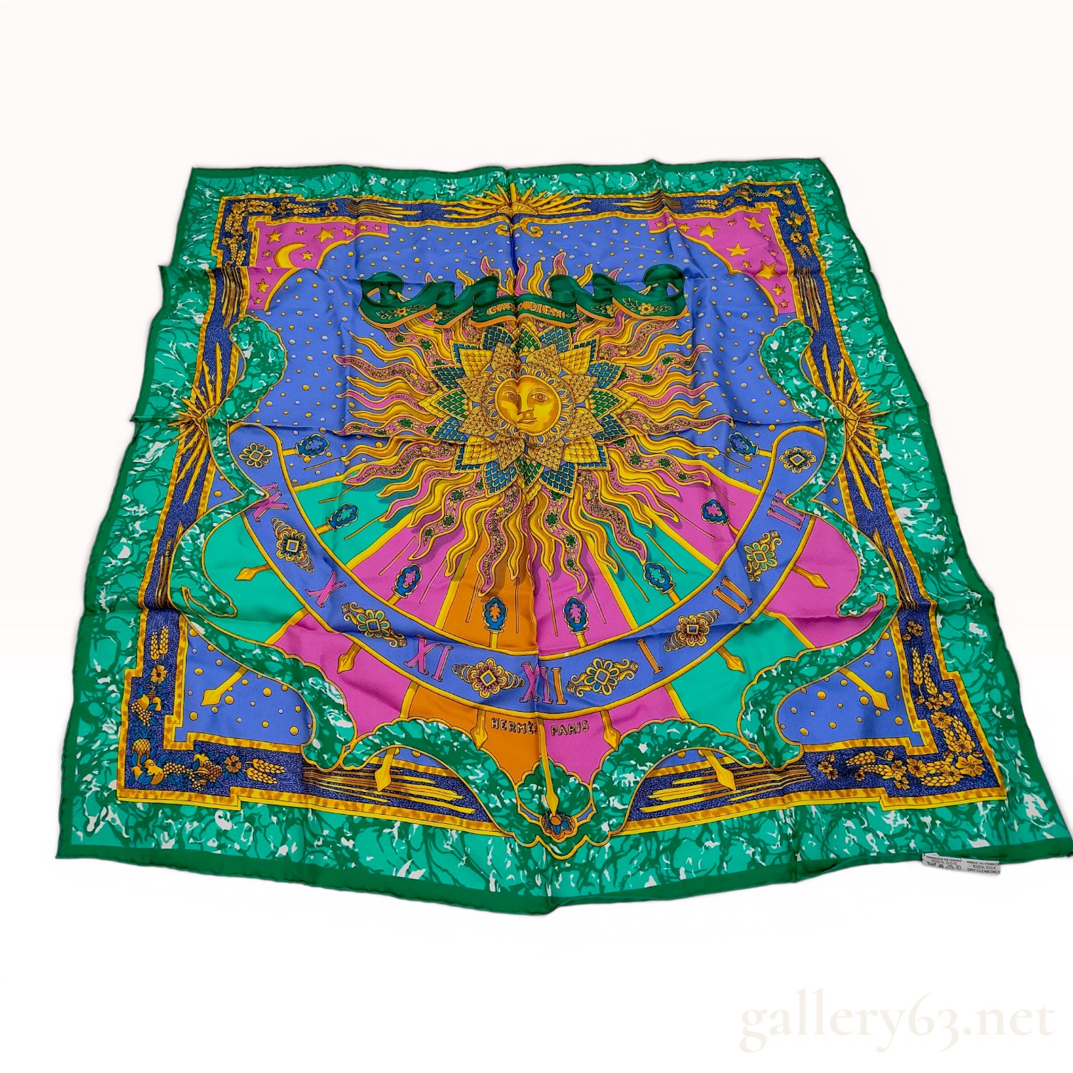 Hermes Carpe Diem Silk Carre 90 Scarf