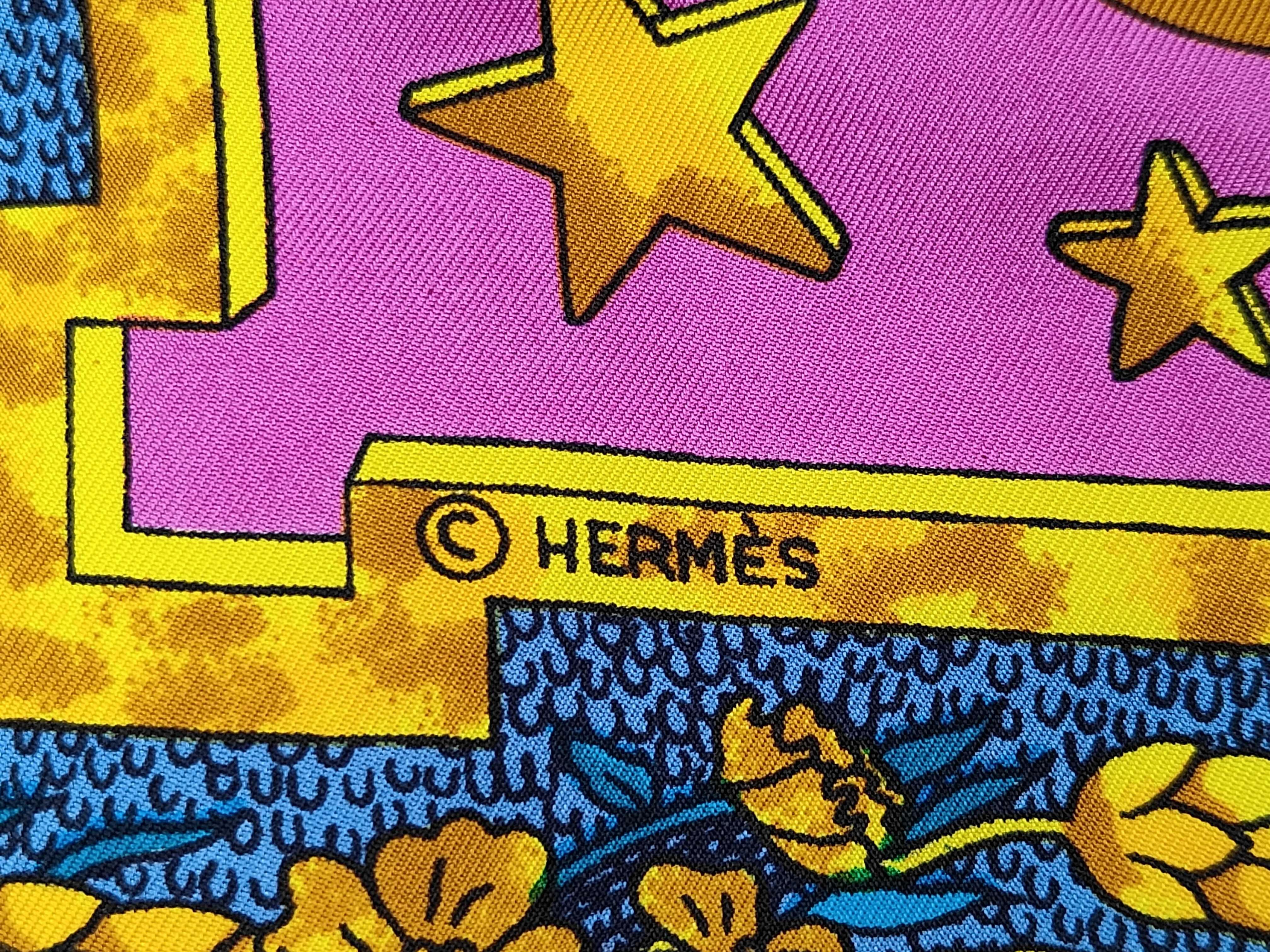 Hermes Carpe Diem Silk Carre 90 Scarf