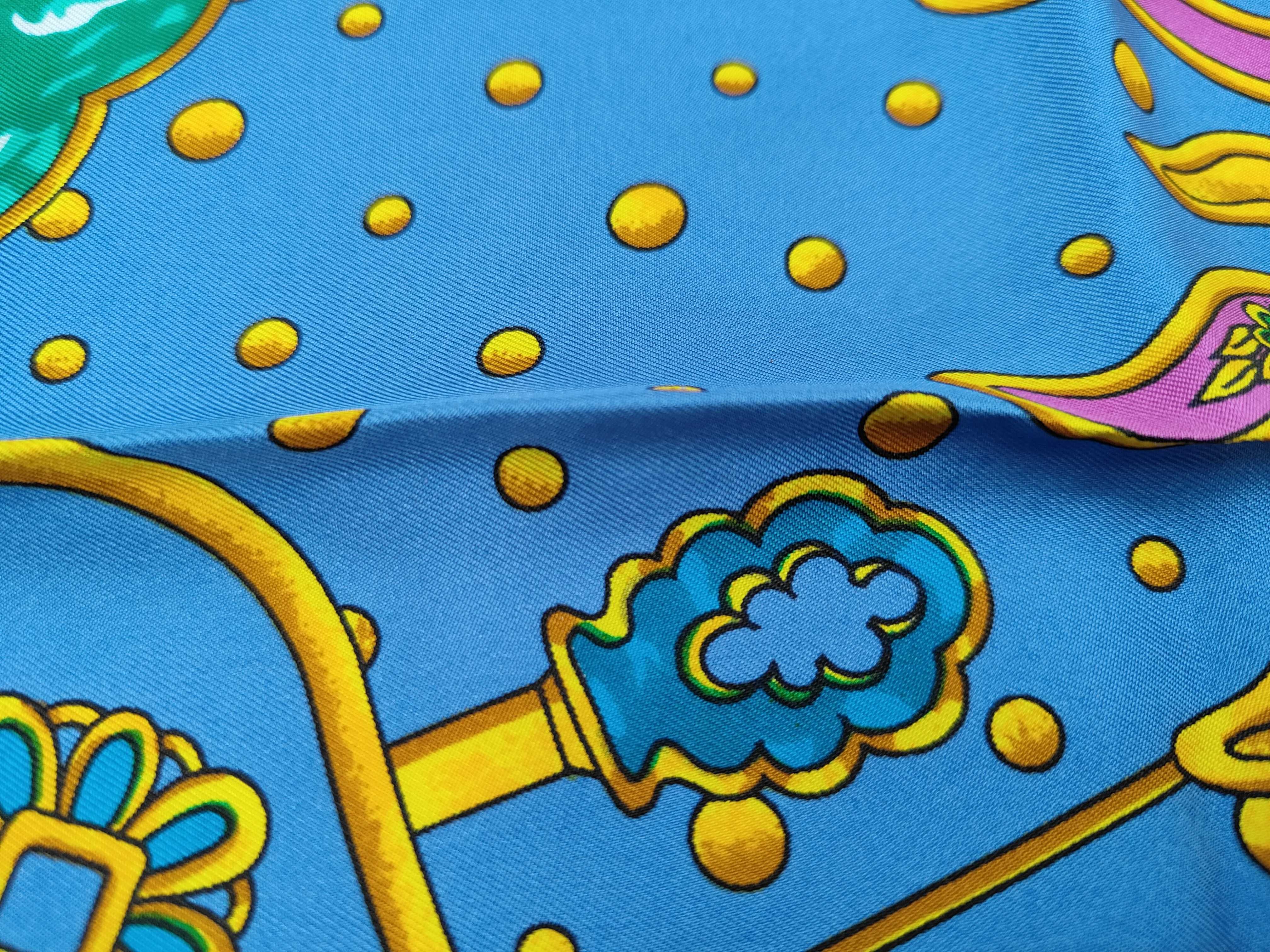 Hermes Carpe Diem Silk Carre 90 Scarf