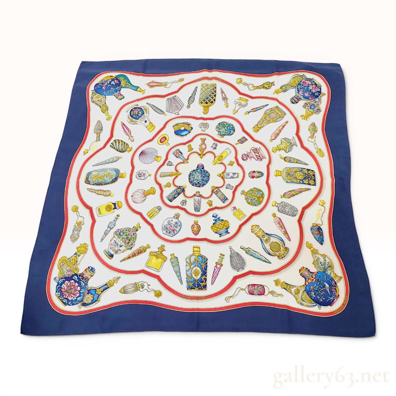 Hermes Qu'importe le flacon Silk Twill Scarf