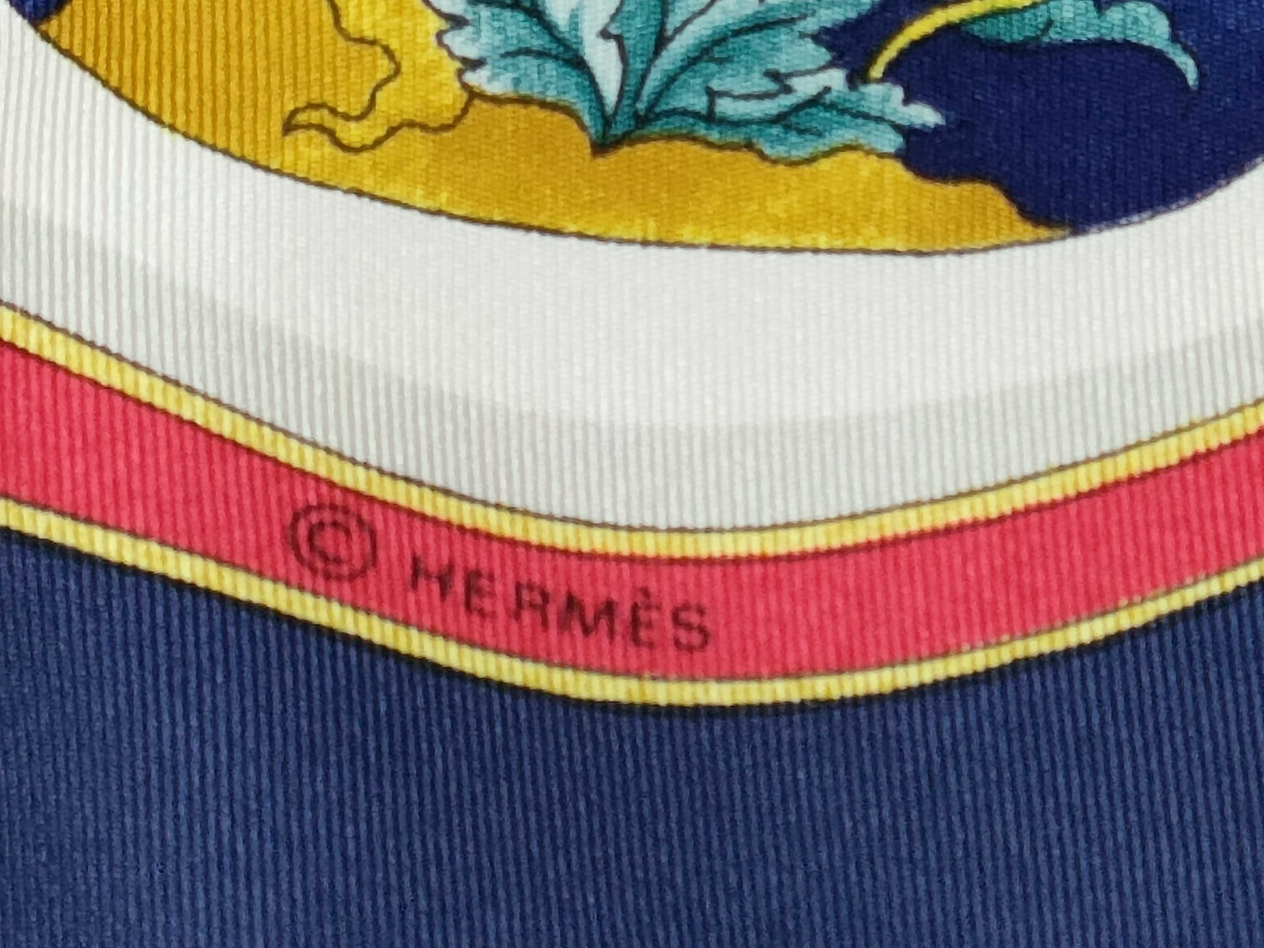 Hermes Qu'importe le flacon Silk Twill Scarf
