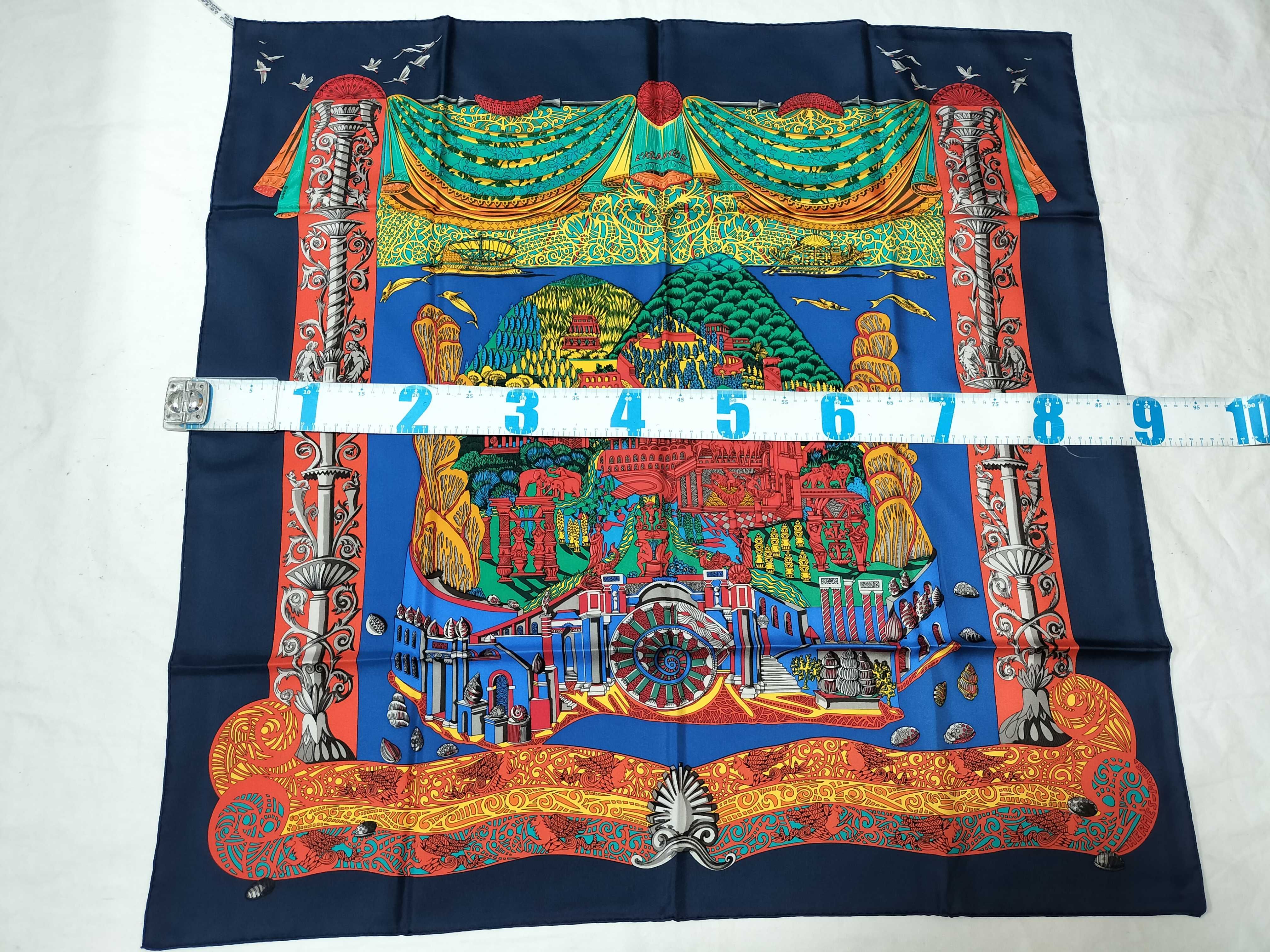 Hermes L'Atlantide Silk Scarf