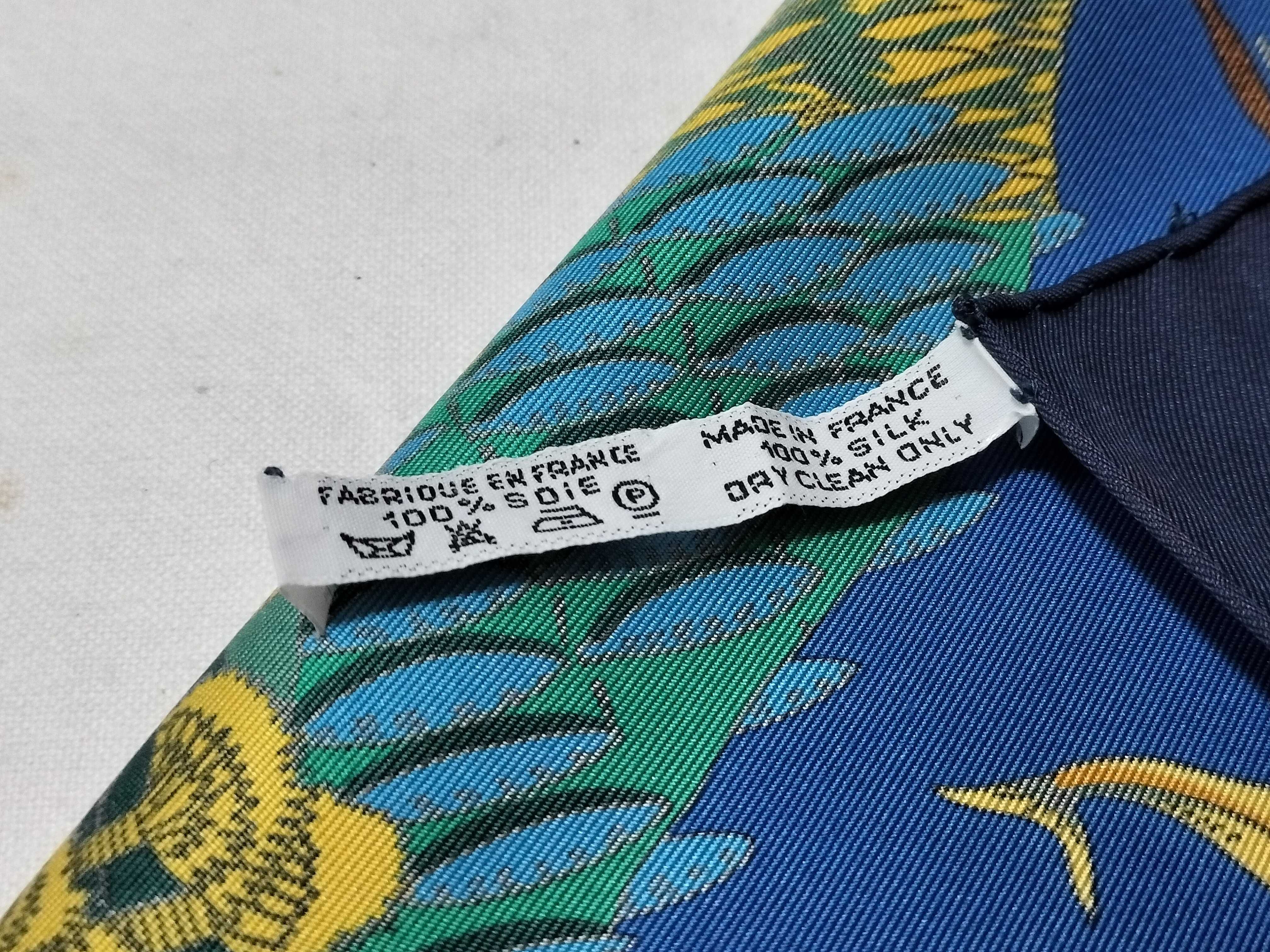 Hermes L'Atlantide Silk Scarf