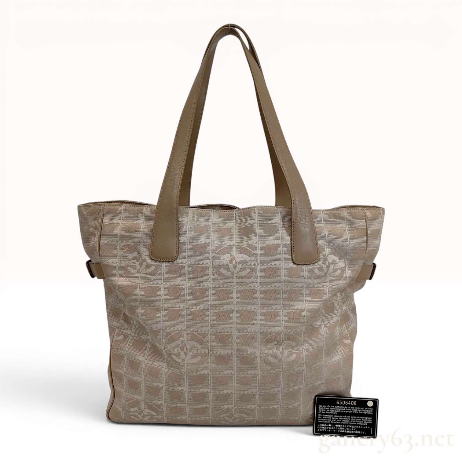 Chanel New Travel Line Jacquard Canvas Tote Bag