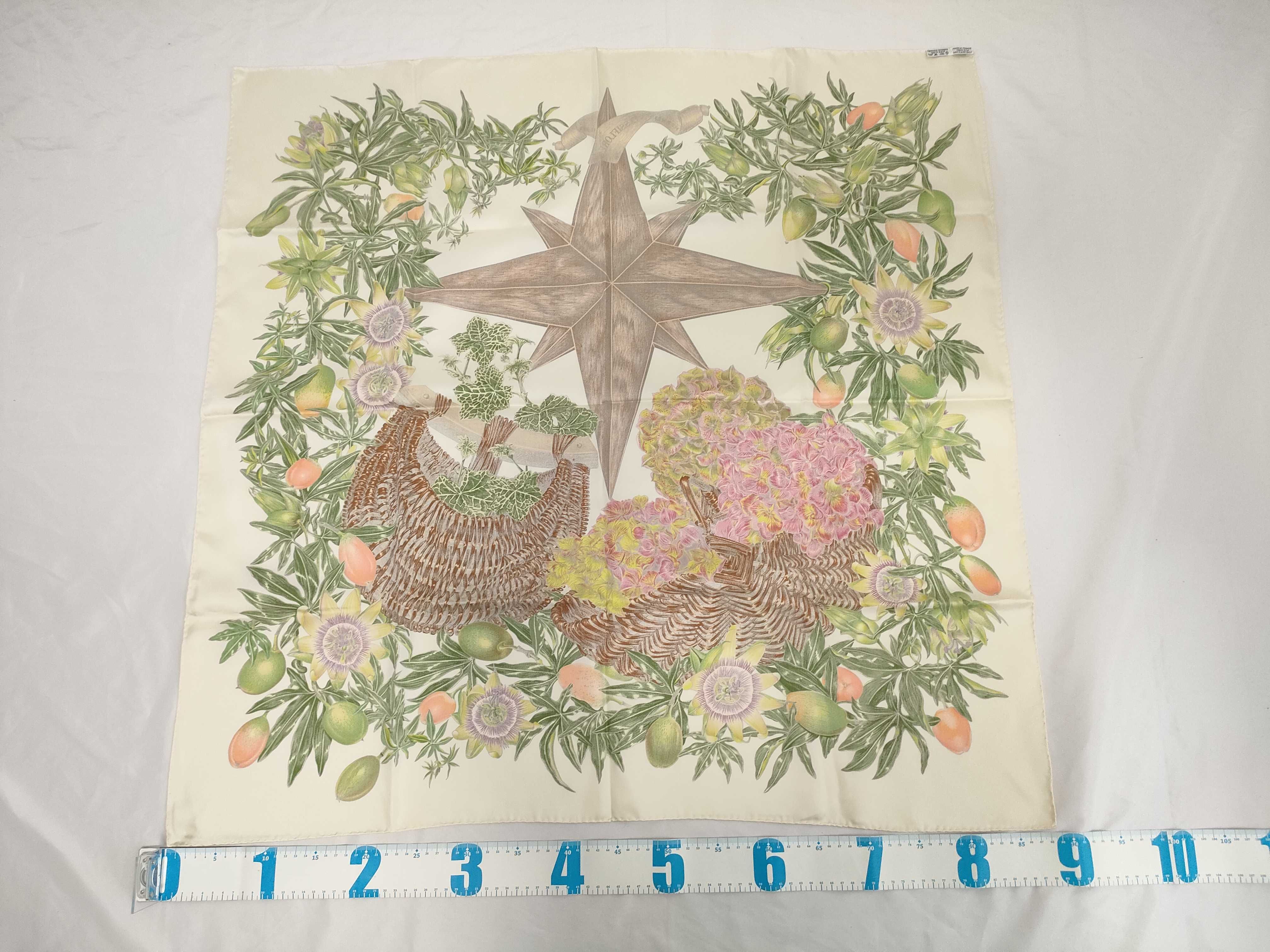 Hermes Passiflores Silk Scarf